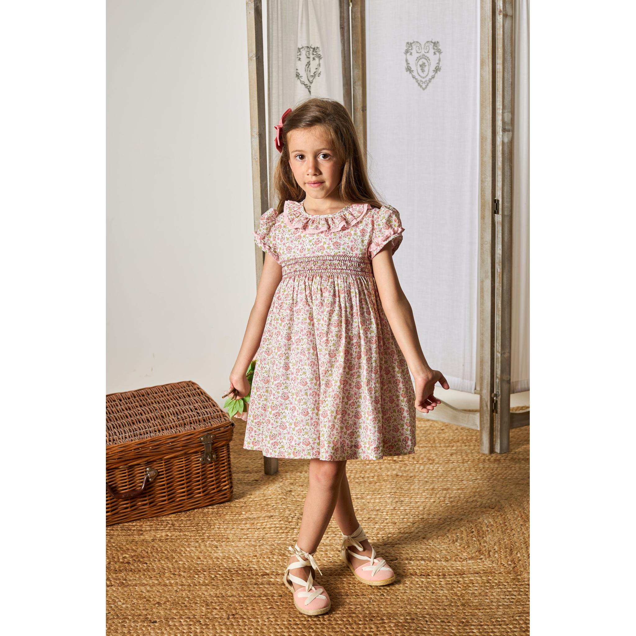 Niza Handsmocked Dress