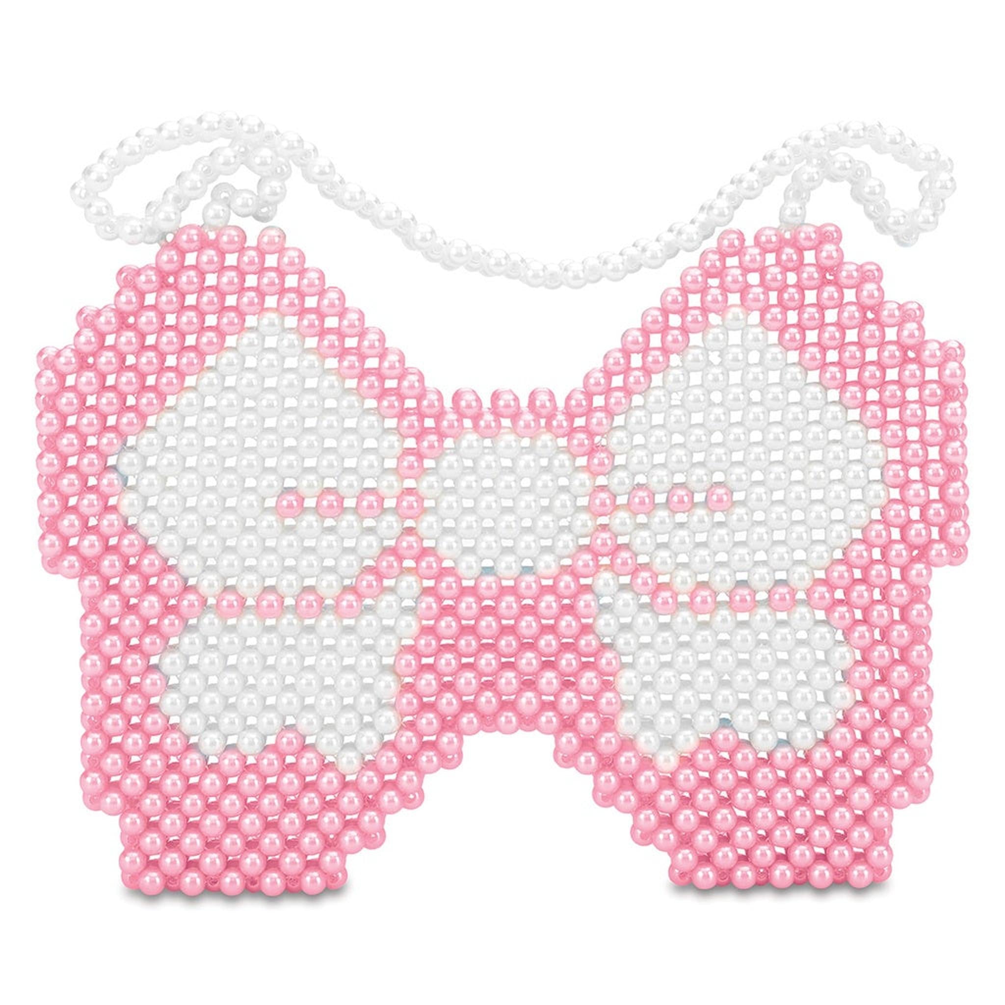 Bow Beaded Crossbody Bag