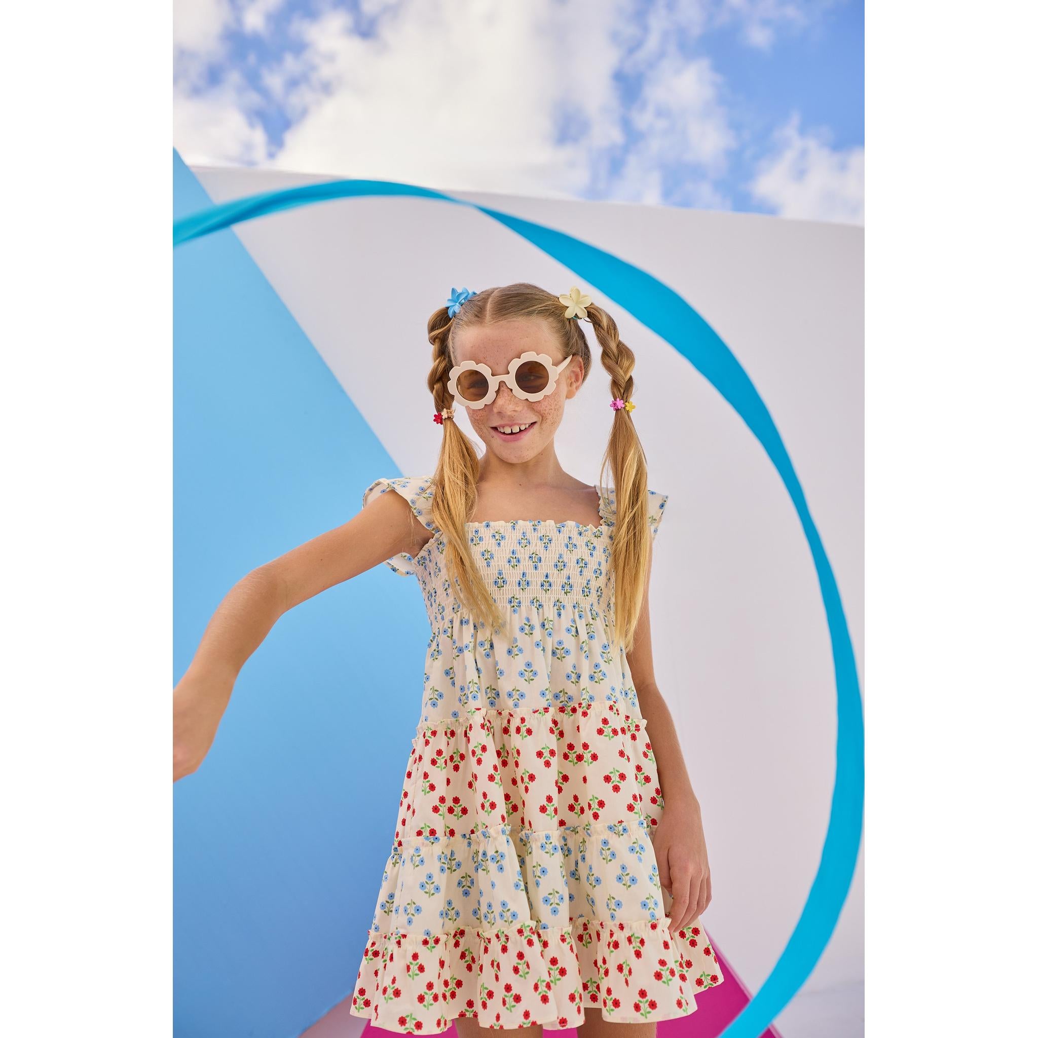 Twirl Dress - Multi Marigold