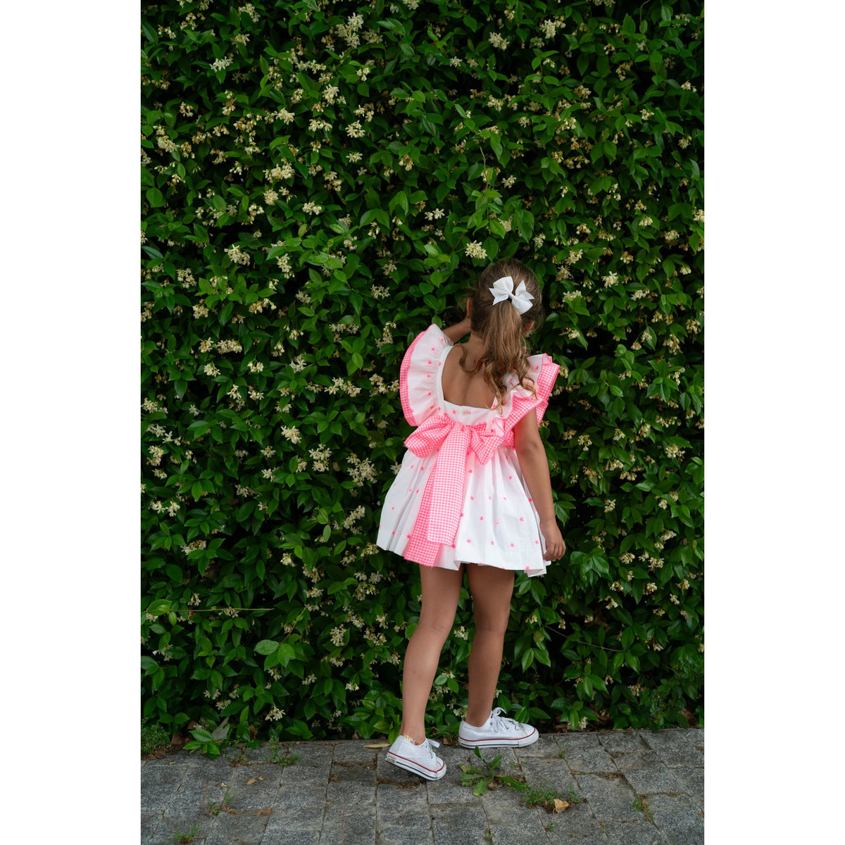 Neon Star Big Bow Dress