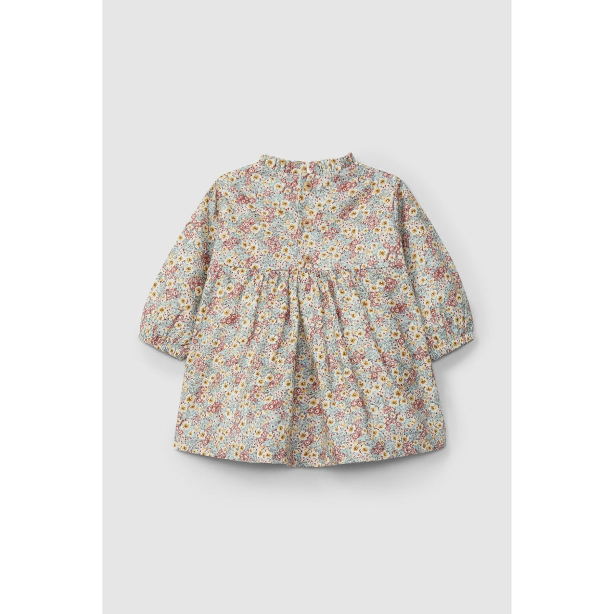 Floral dress with smocking