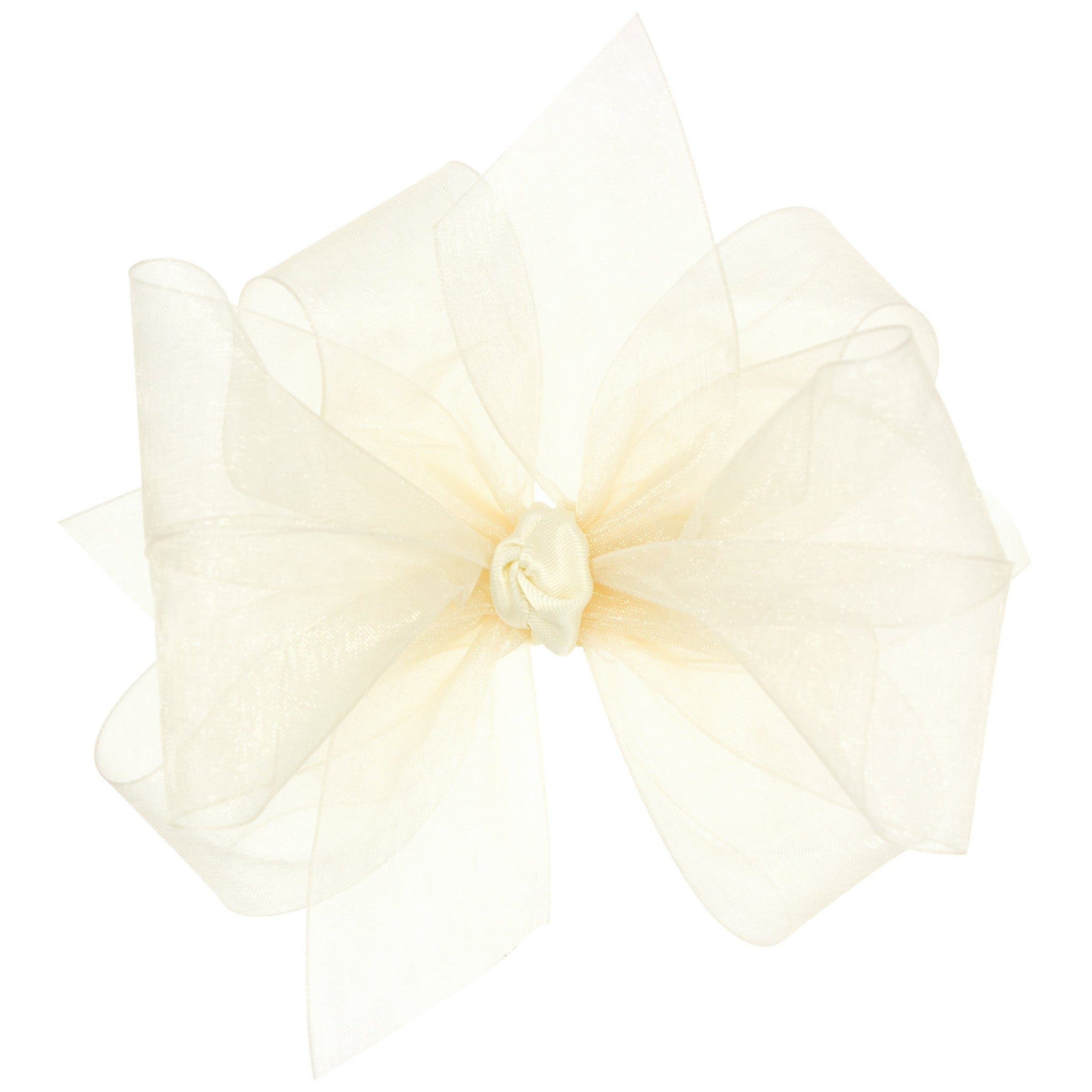 Medium Classic Organza Girls Double Hair Bow