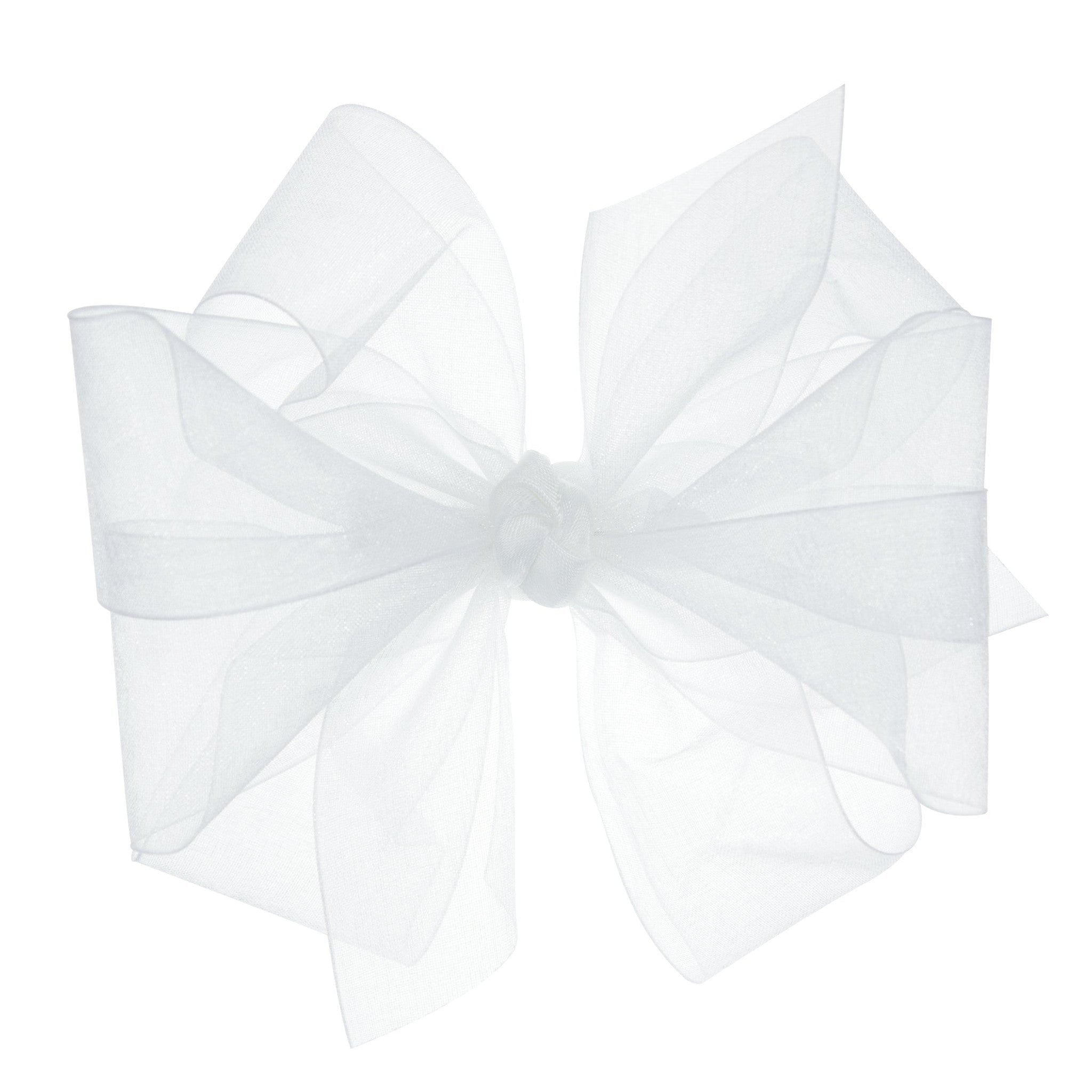 Medium Classic Organza Girls Double Hair Bow