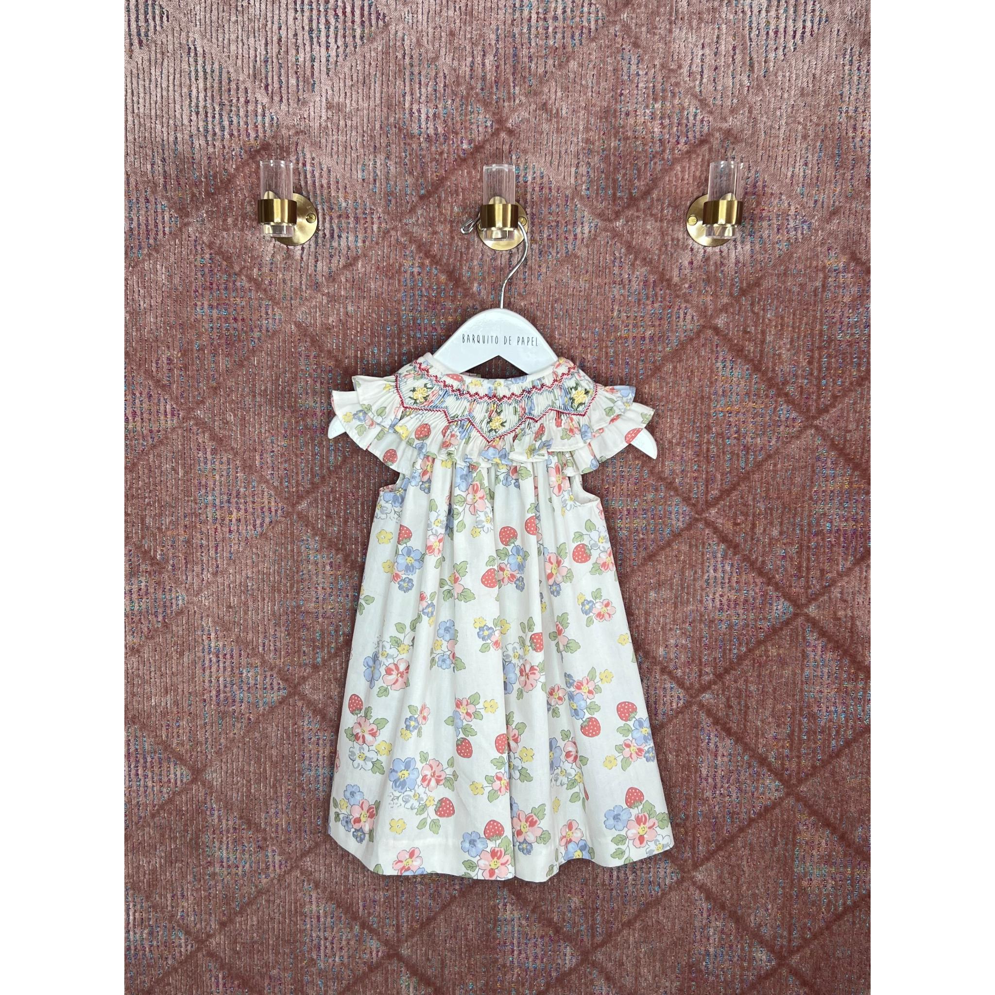 Fresas Hand Smocked Dress