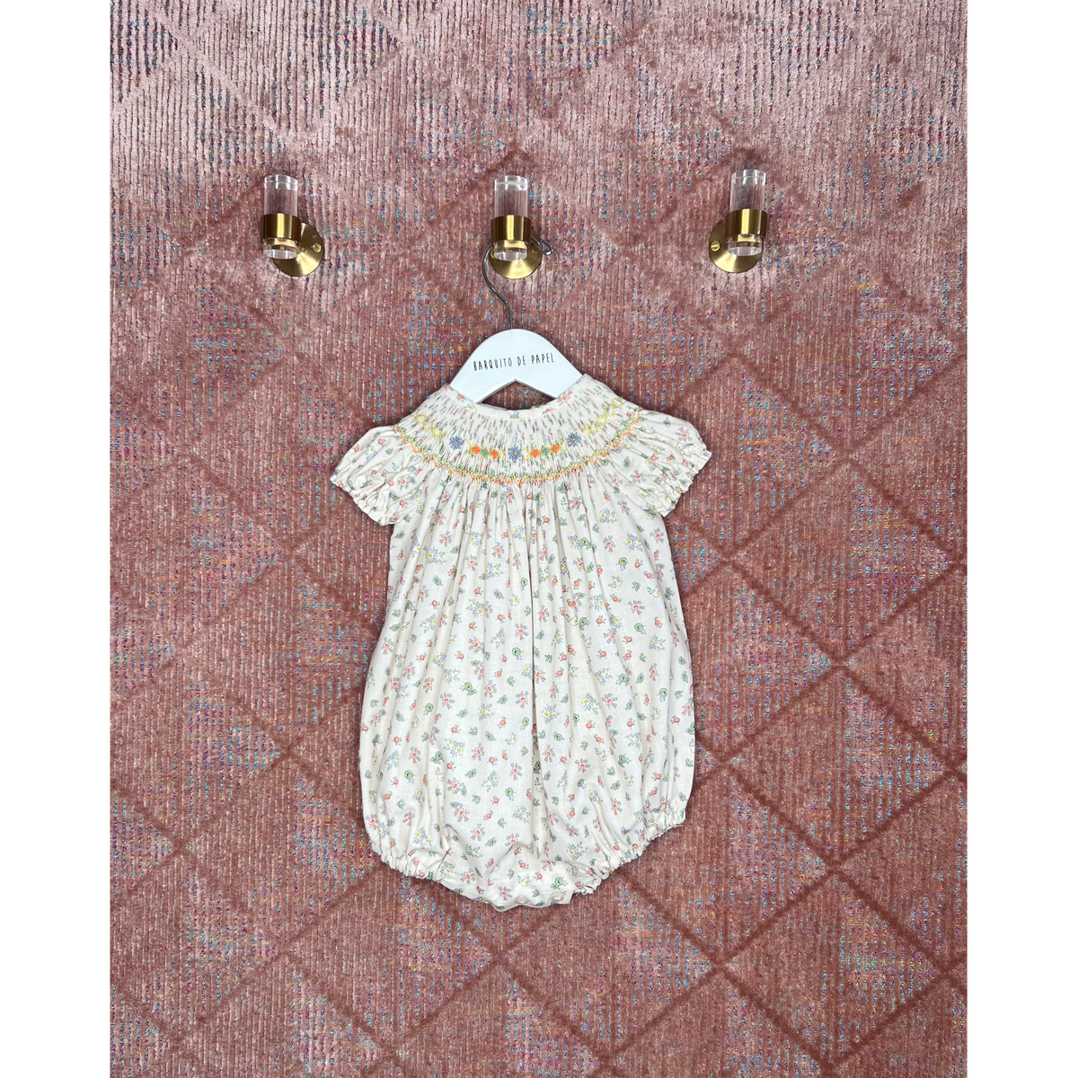 Bird Tosta Smocked Romper