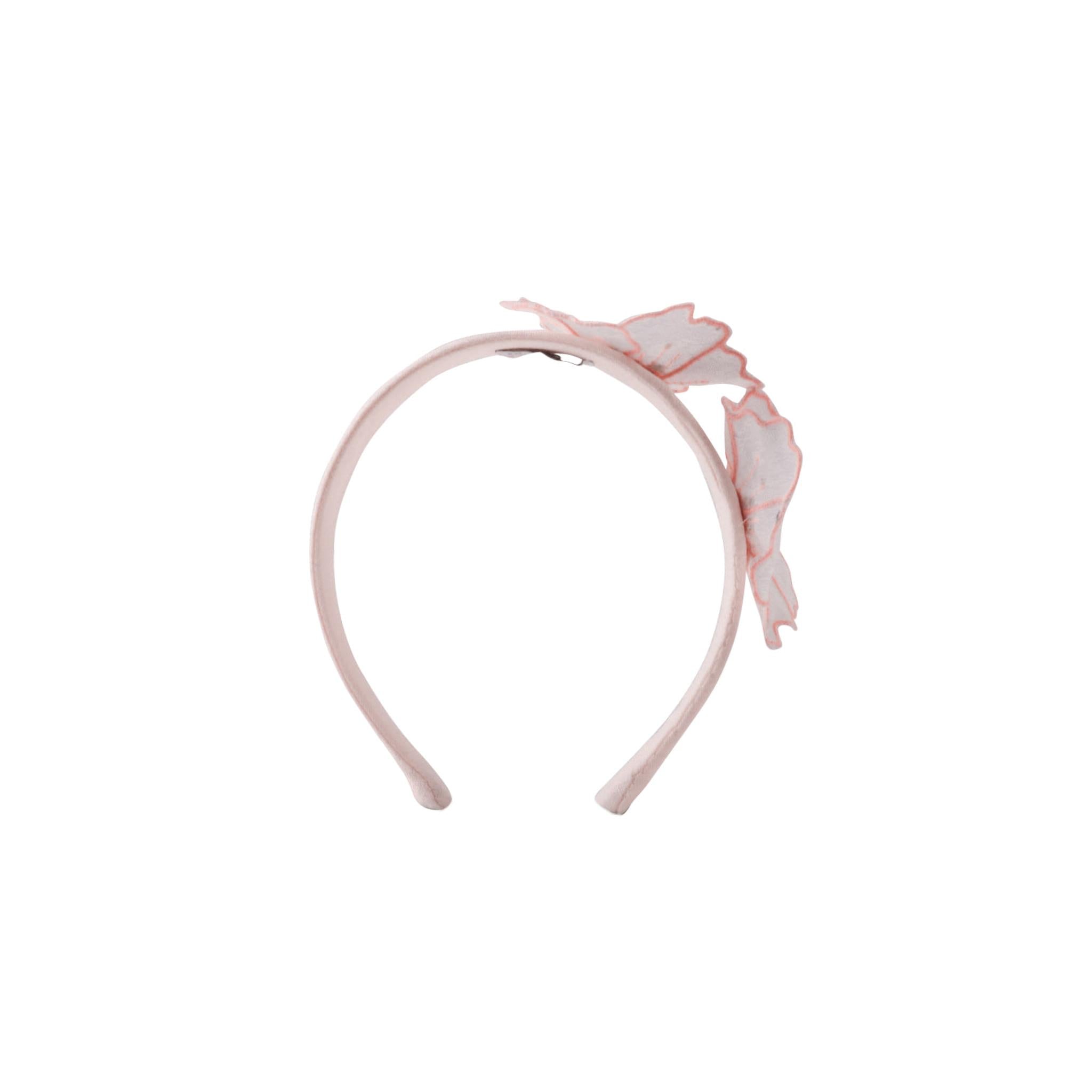 VANESSA HEADBAND WITH EMB FLOWERS