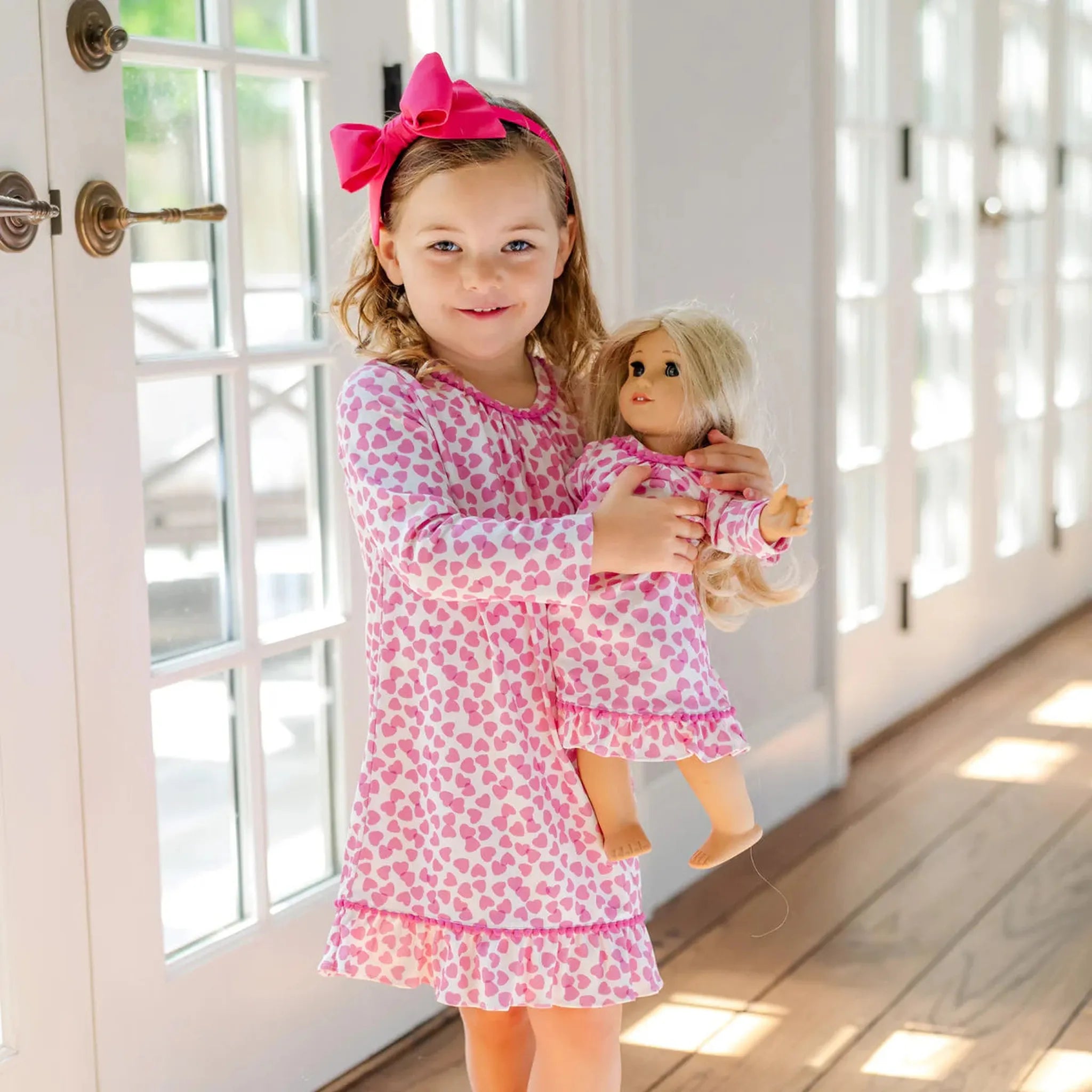 Carlin Girls' Dress - Confetti Hearts
