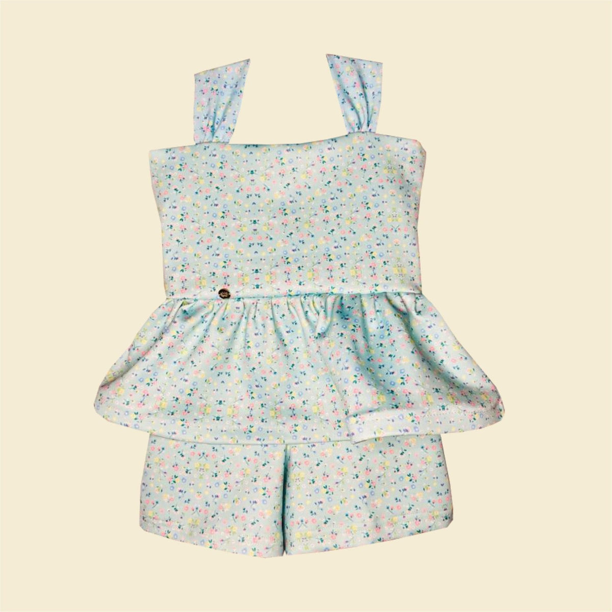Margarita Short Set - Flor Turquesa