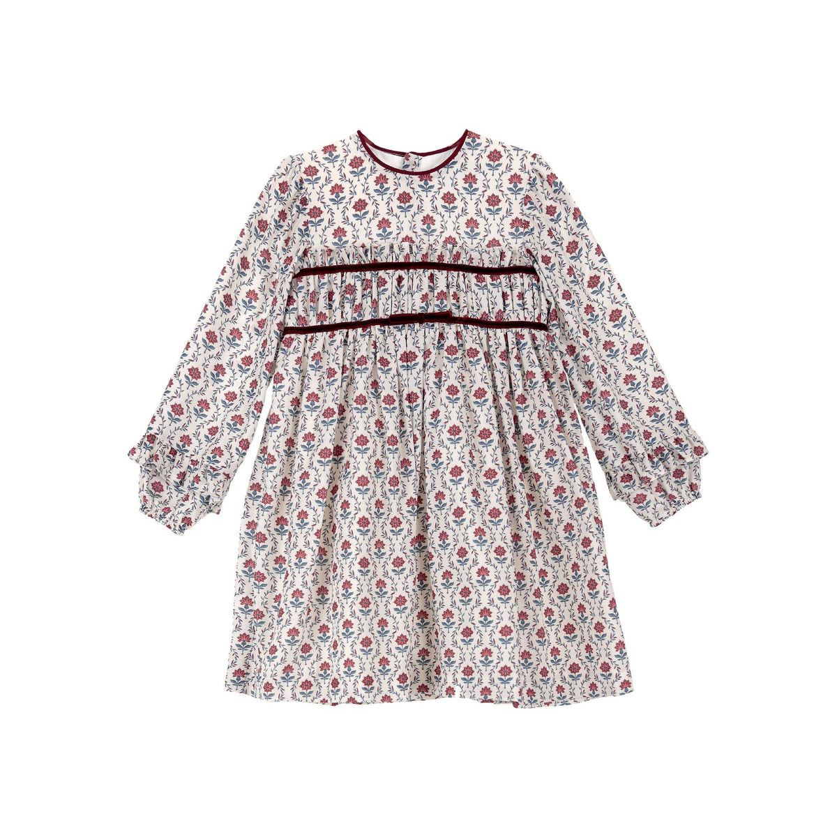 Vestido Terciopelo Berenjena