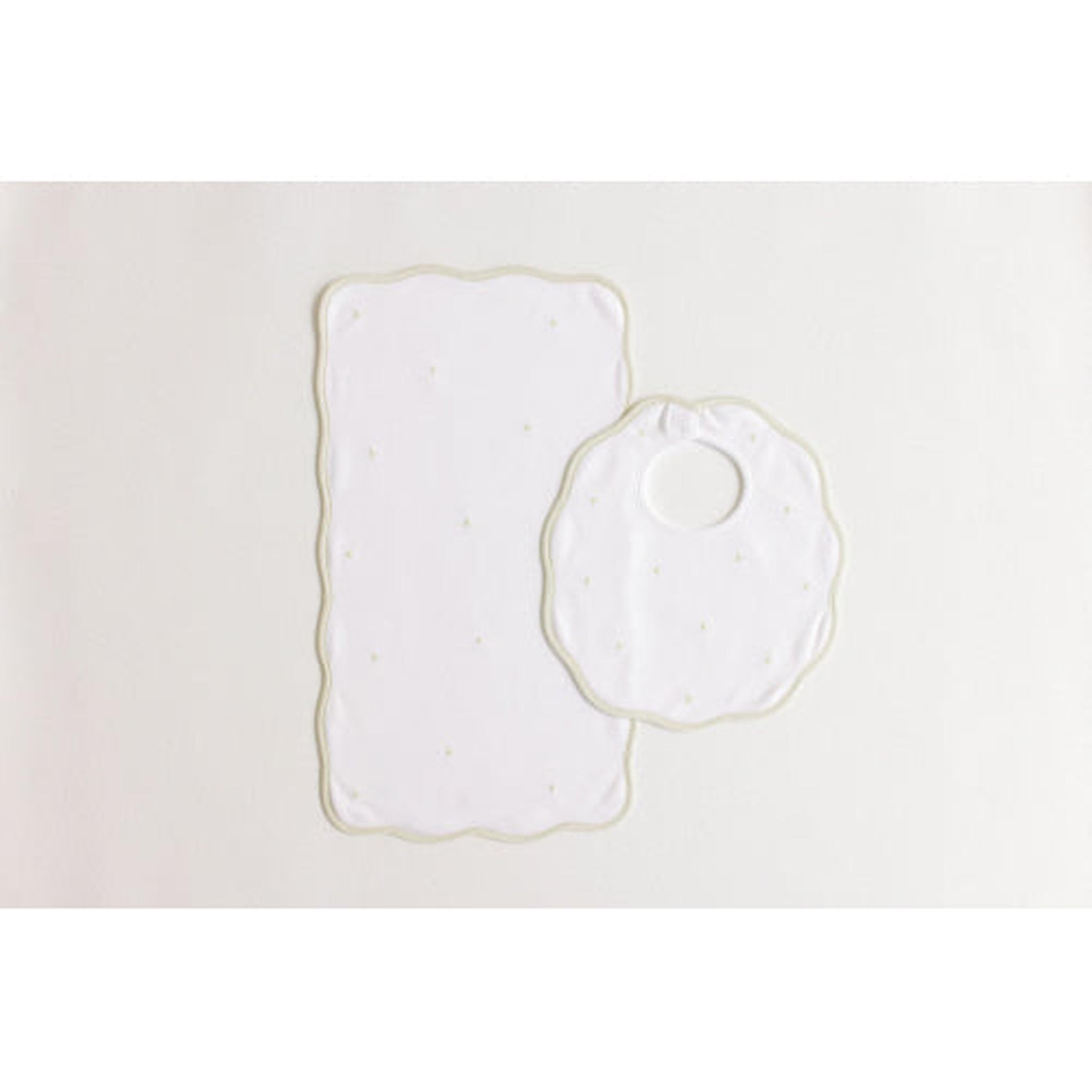 Bib & Burp – Sage Dots