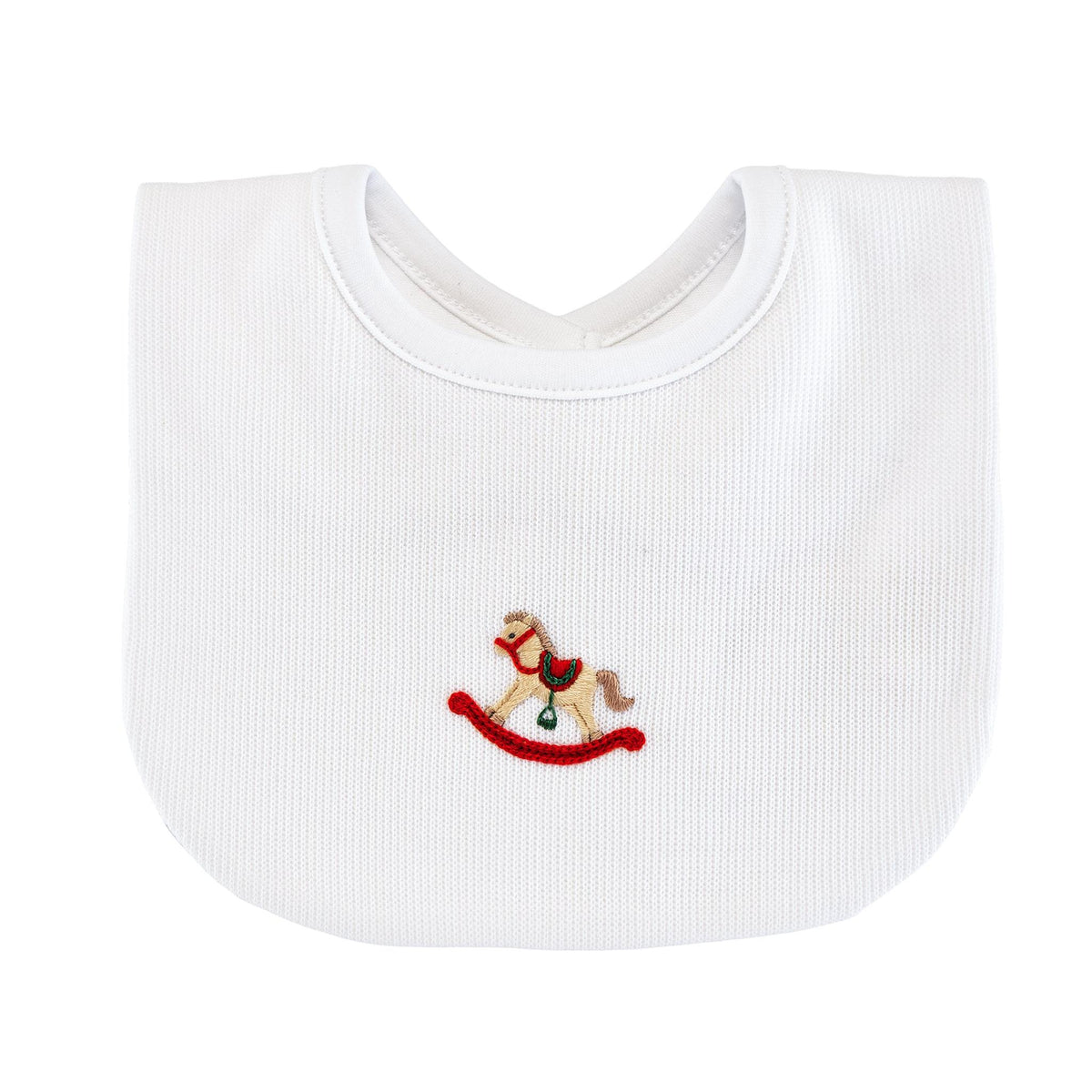 My First Christmas Pima Embroidered Bib