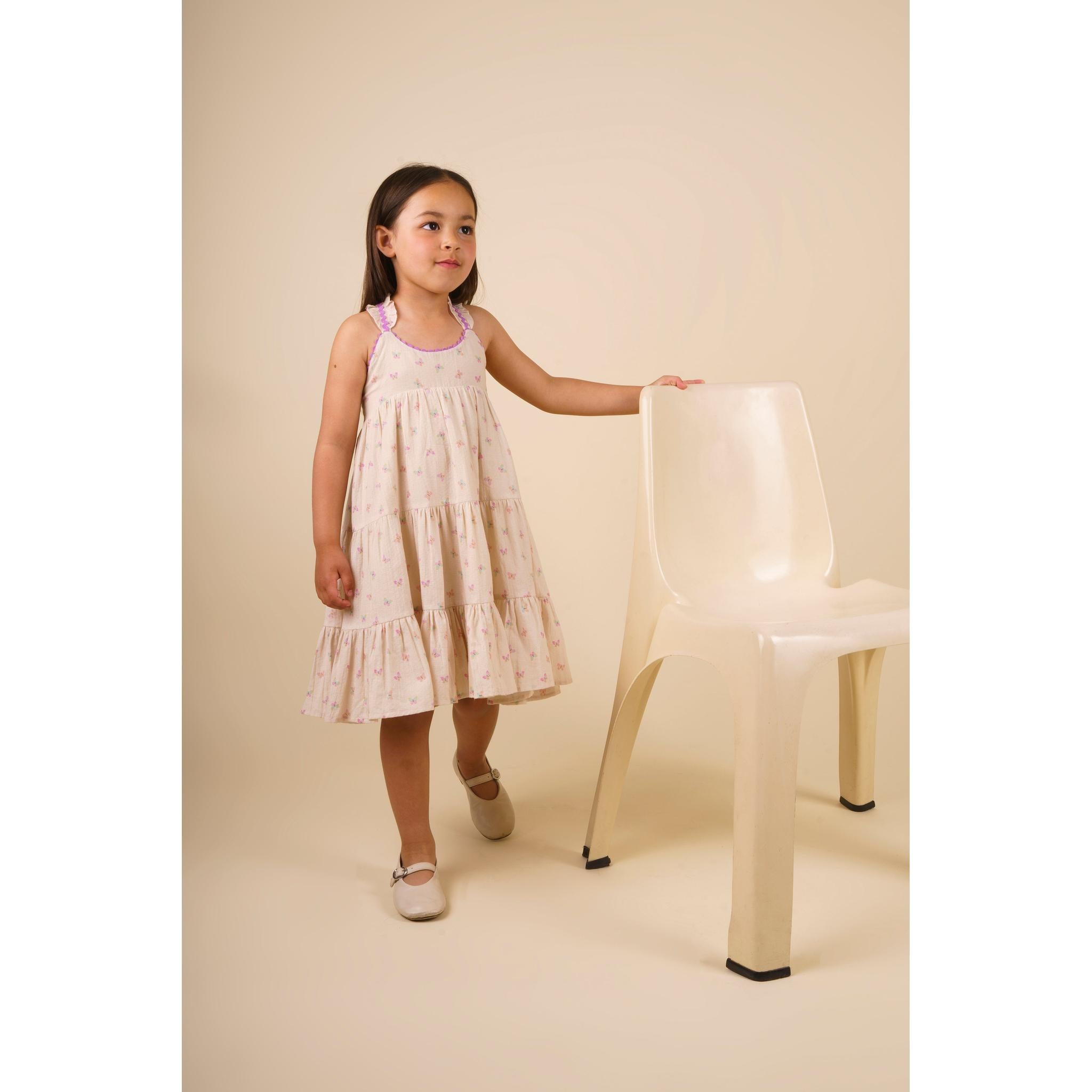Laura Dress - BUTTERLIES PRINT