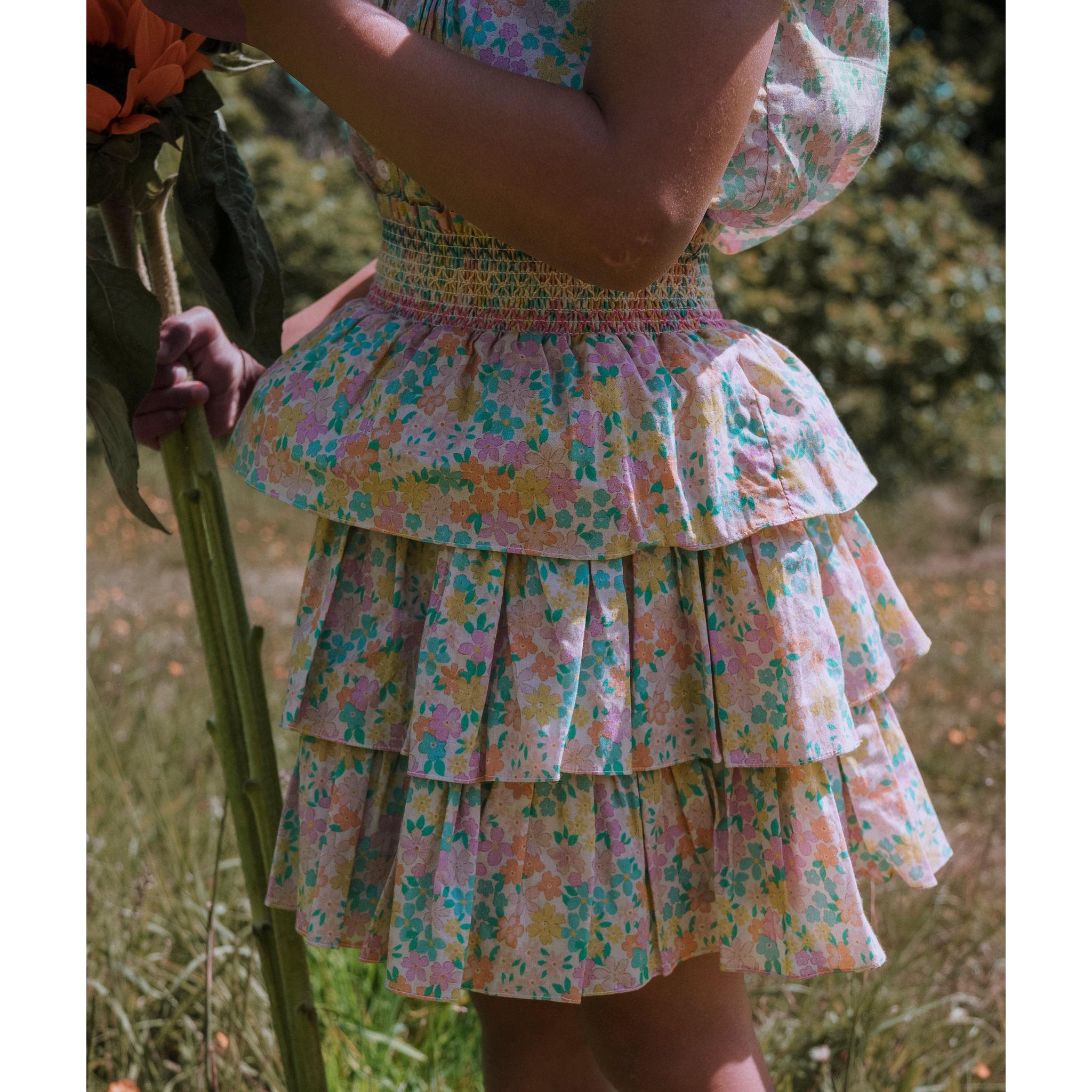 Camelia Skirt Set - EMMA FLORAL MINT PRINT