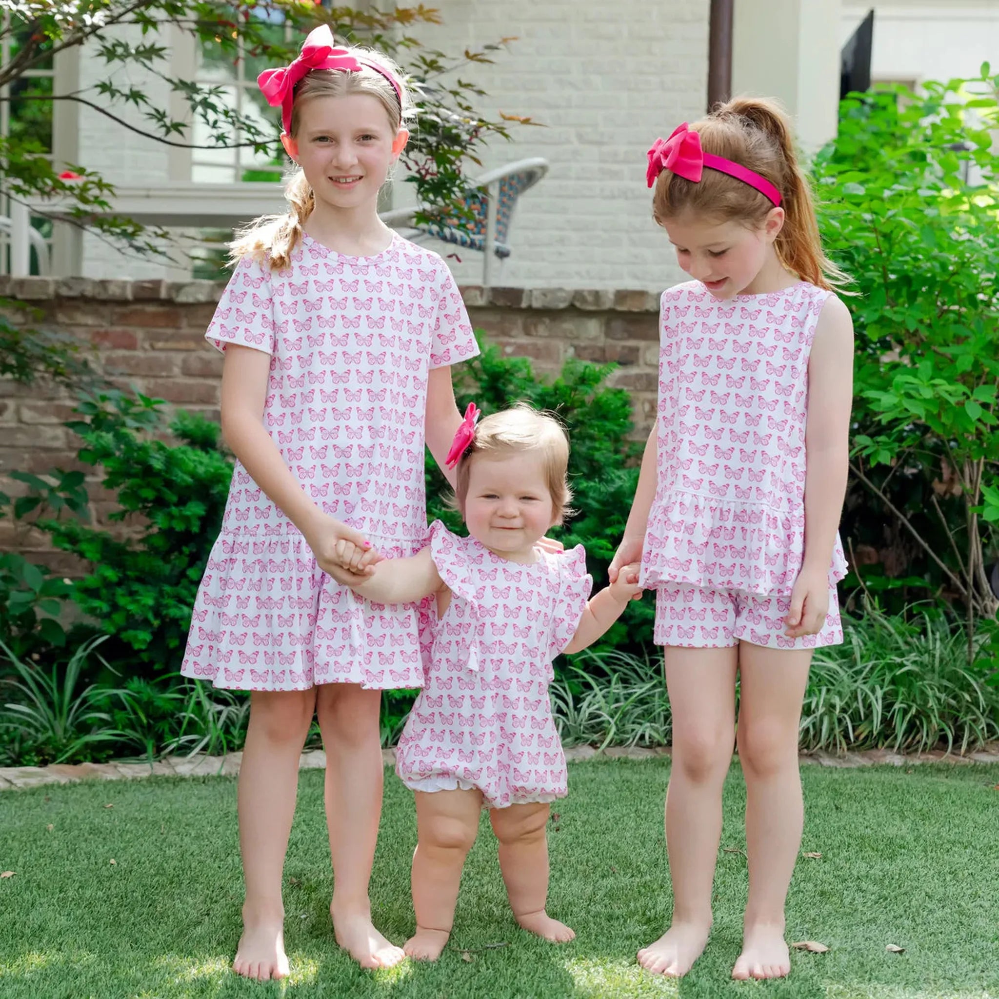 Mae Girls' Pima Cotton Bubble