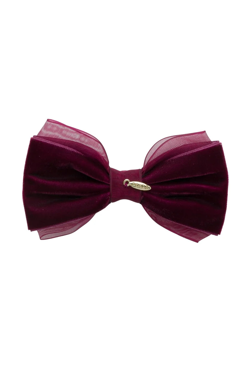 Demi Velvet Bow Clip