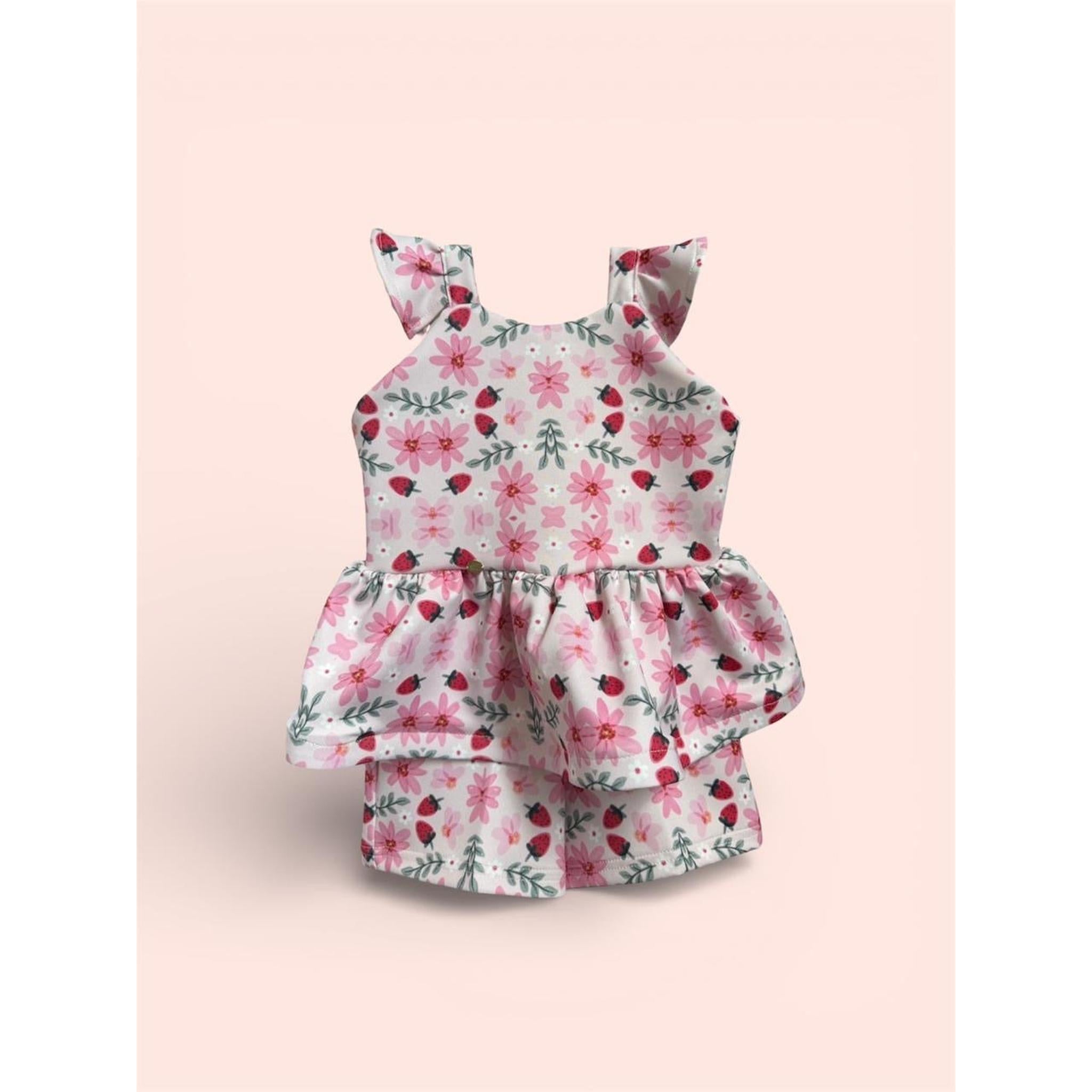 Marivel Short Set - Strawberries