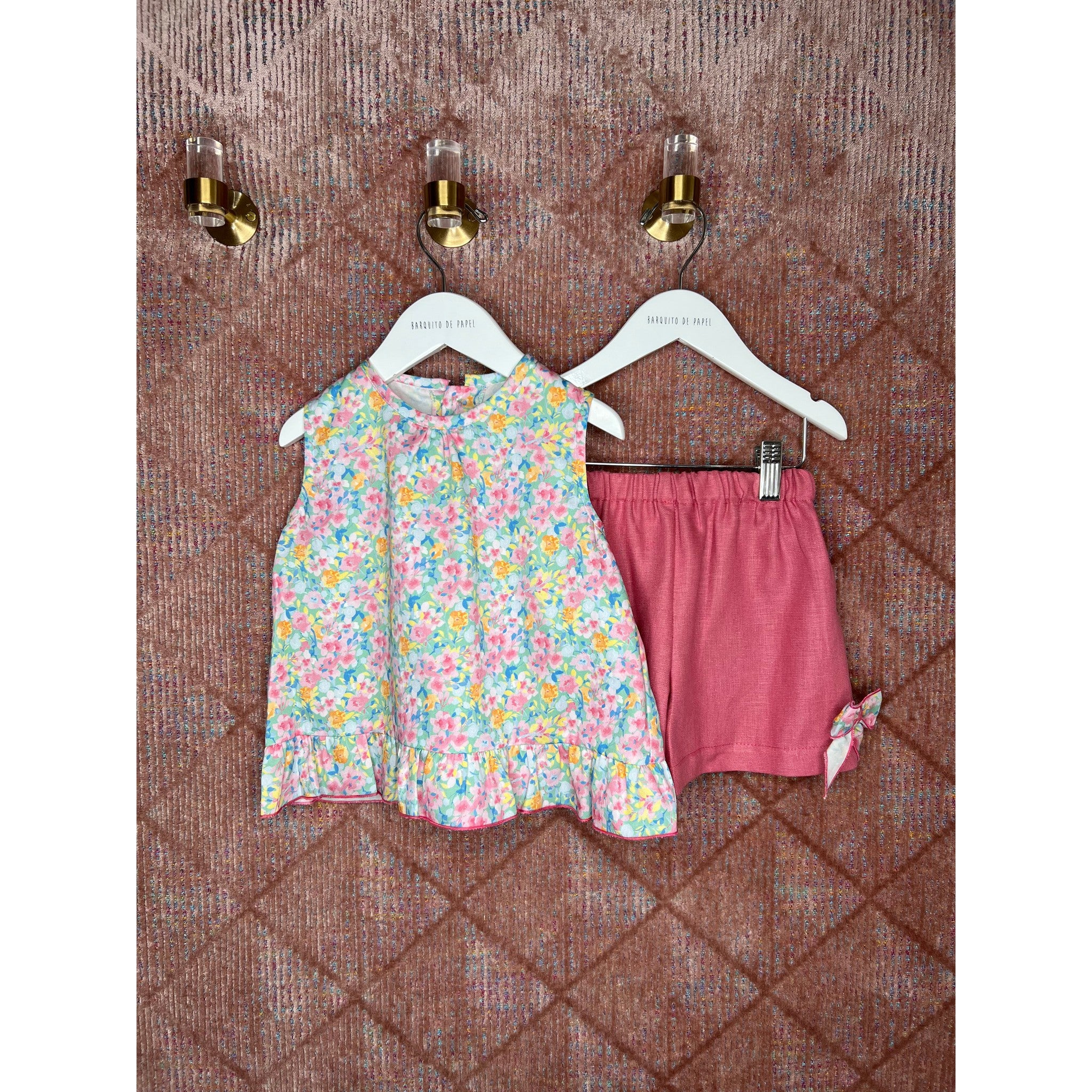 Watercolor Bow Short Set