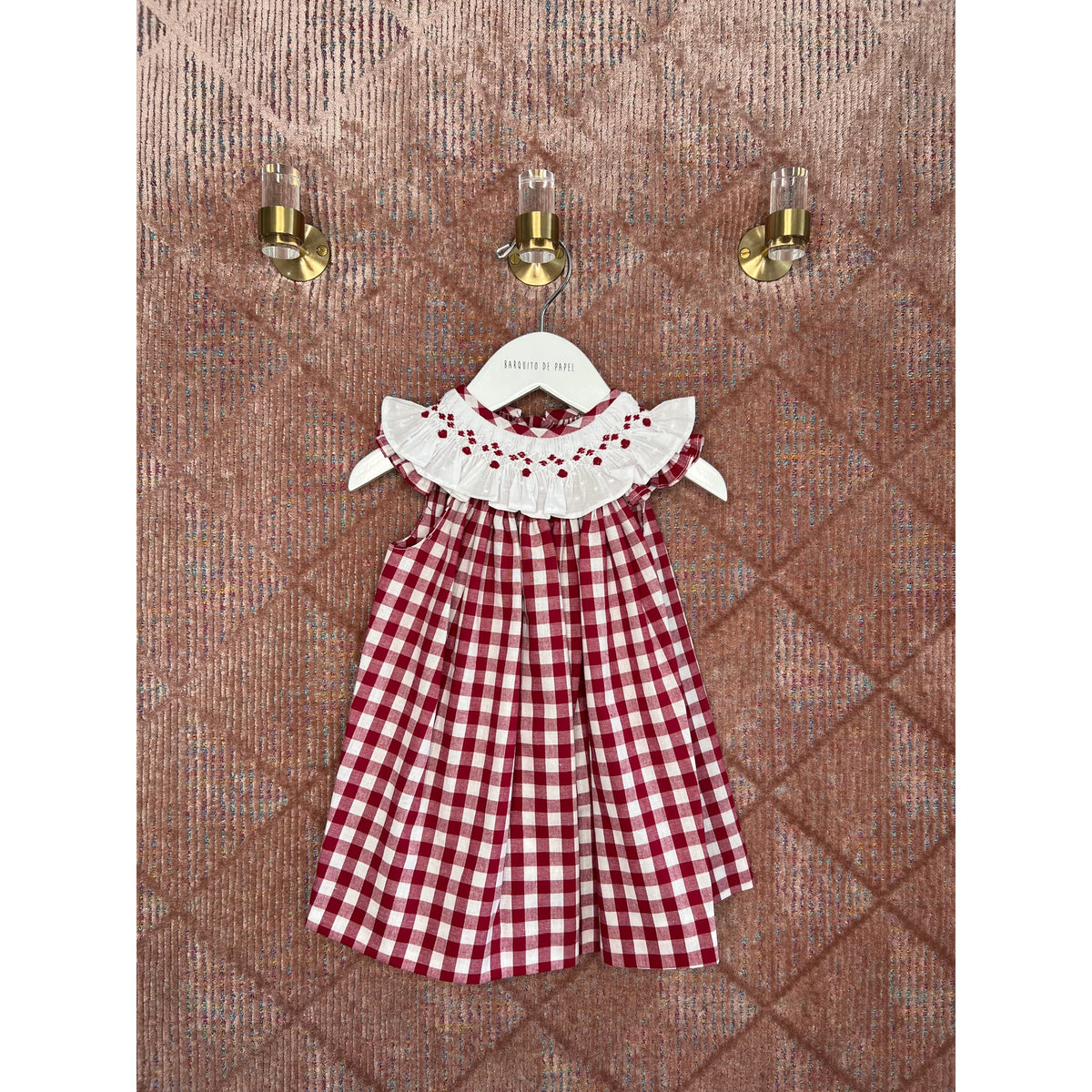 Hand Smocked Jesusito Granate