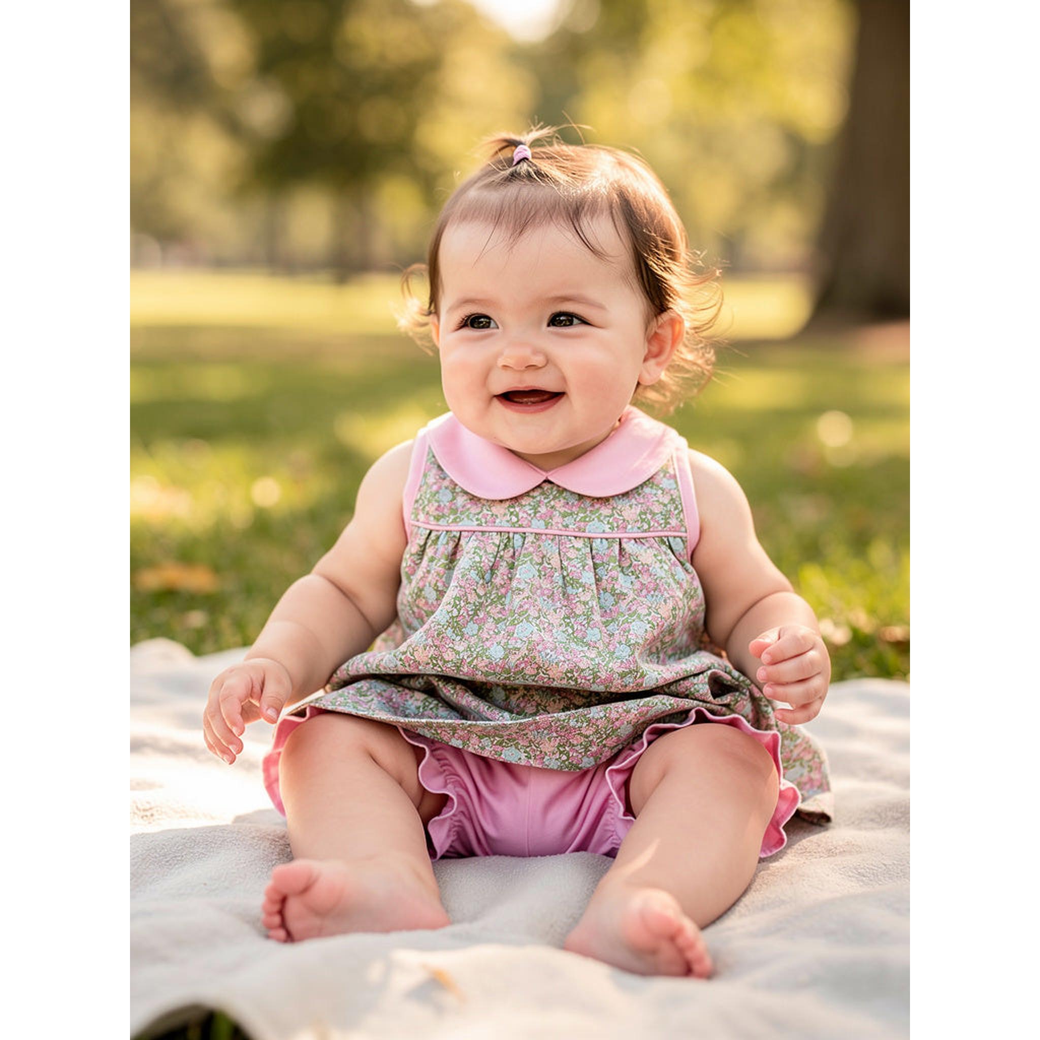 Eve Floral Bloomer Set