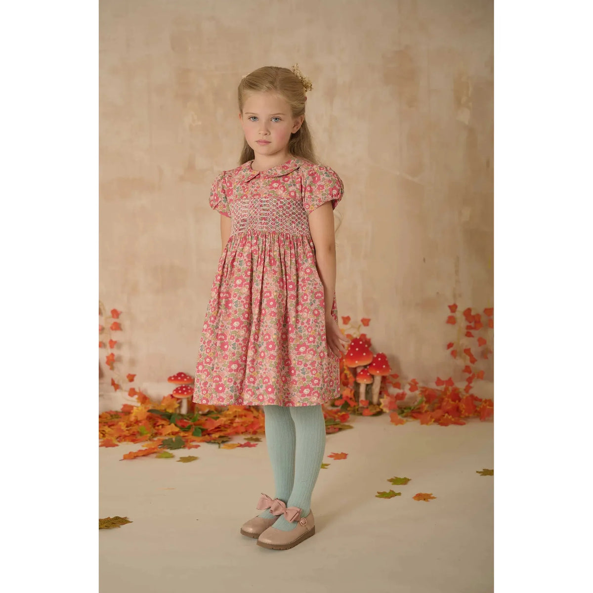 Hand-Smocked Girls Dress - Emerson