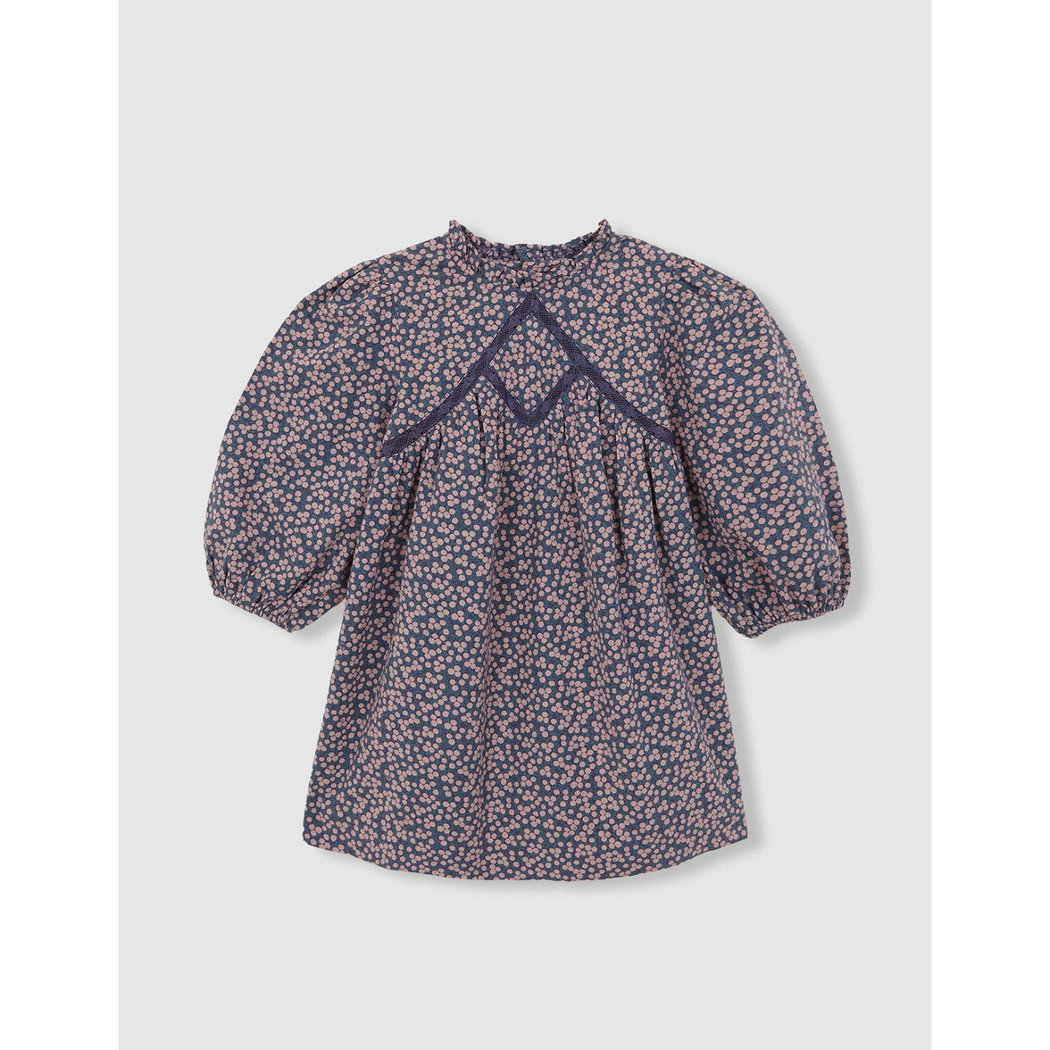 Vestido flores azul