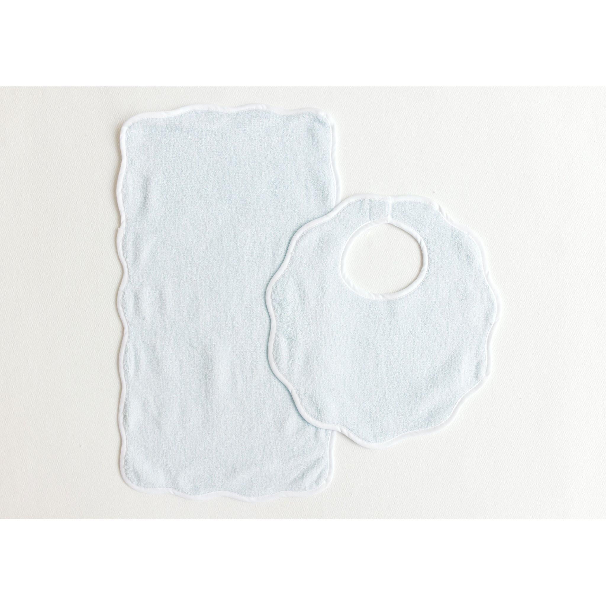 Bib & Burp – Blue Terry