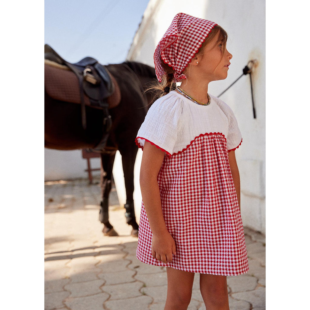 Vestido Vichy Rojo