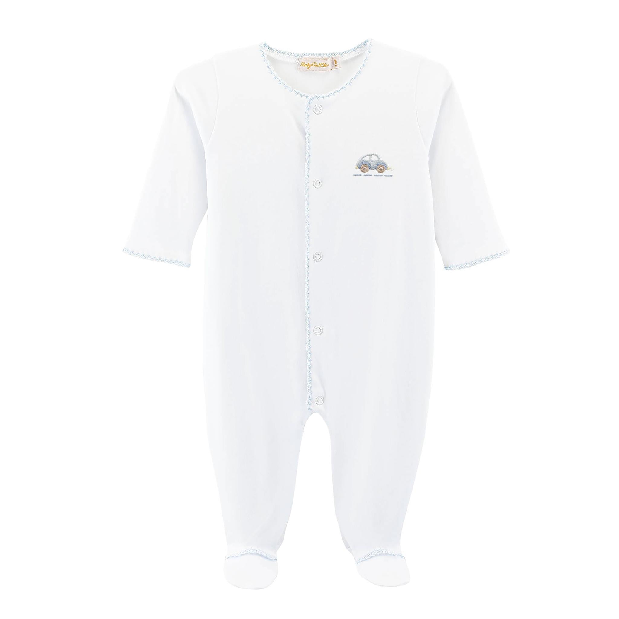 Vintage Car Crochet Footie