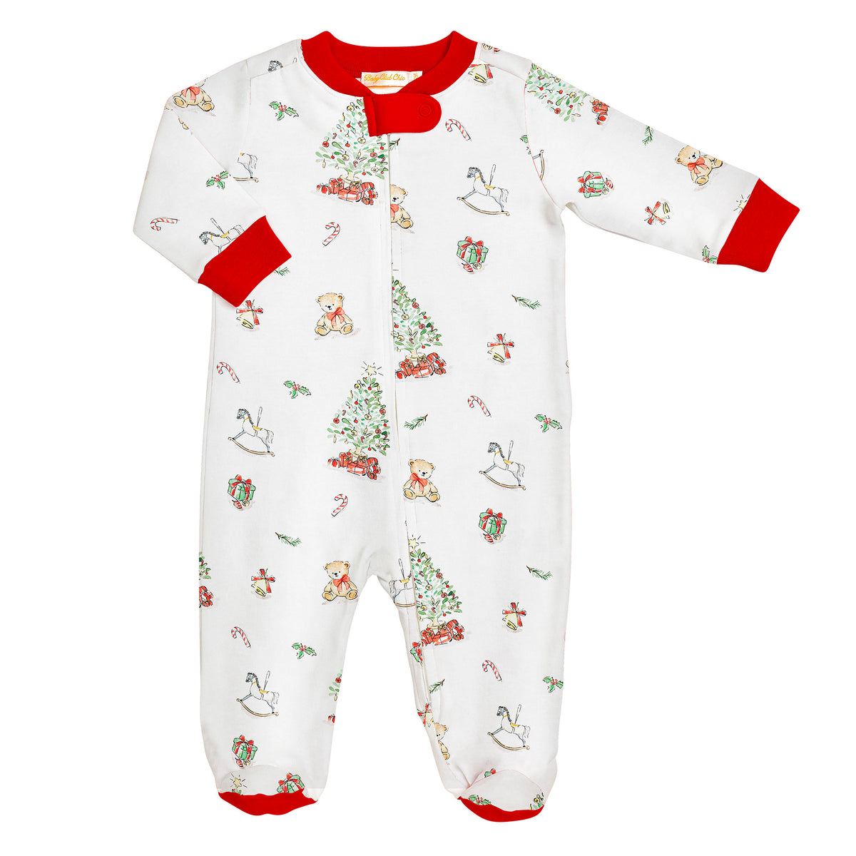 Pre order - Christmas Tree Pima Footie