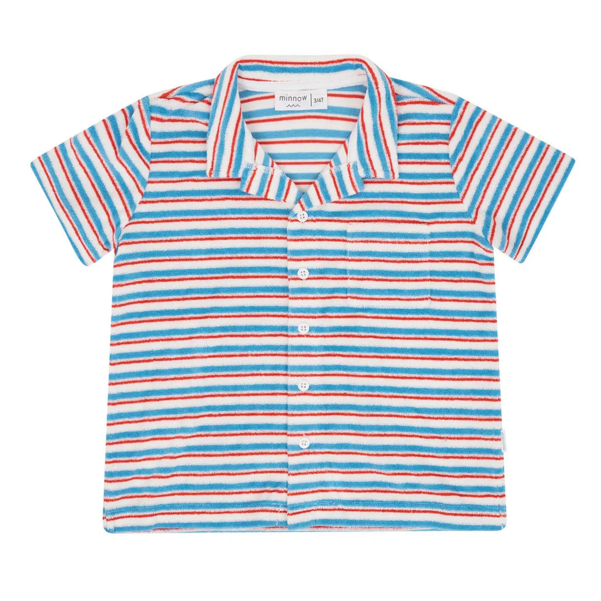 boys cerulean blue french terry short set
