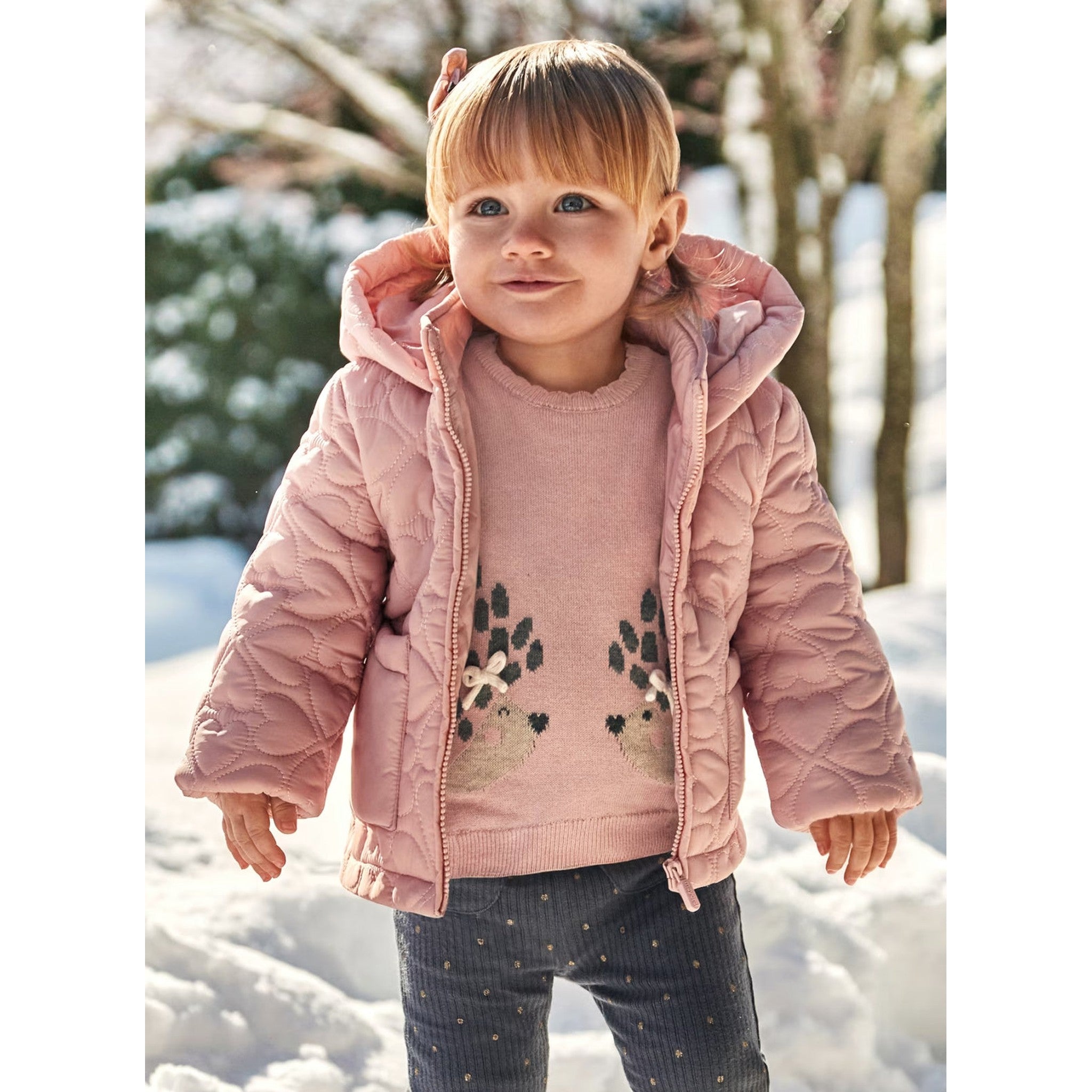 Baby Quilted Heart Jacket