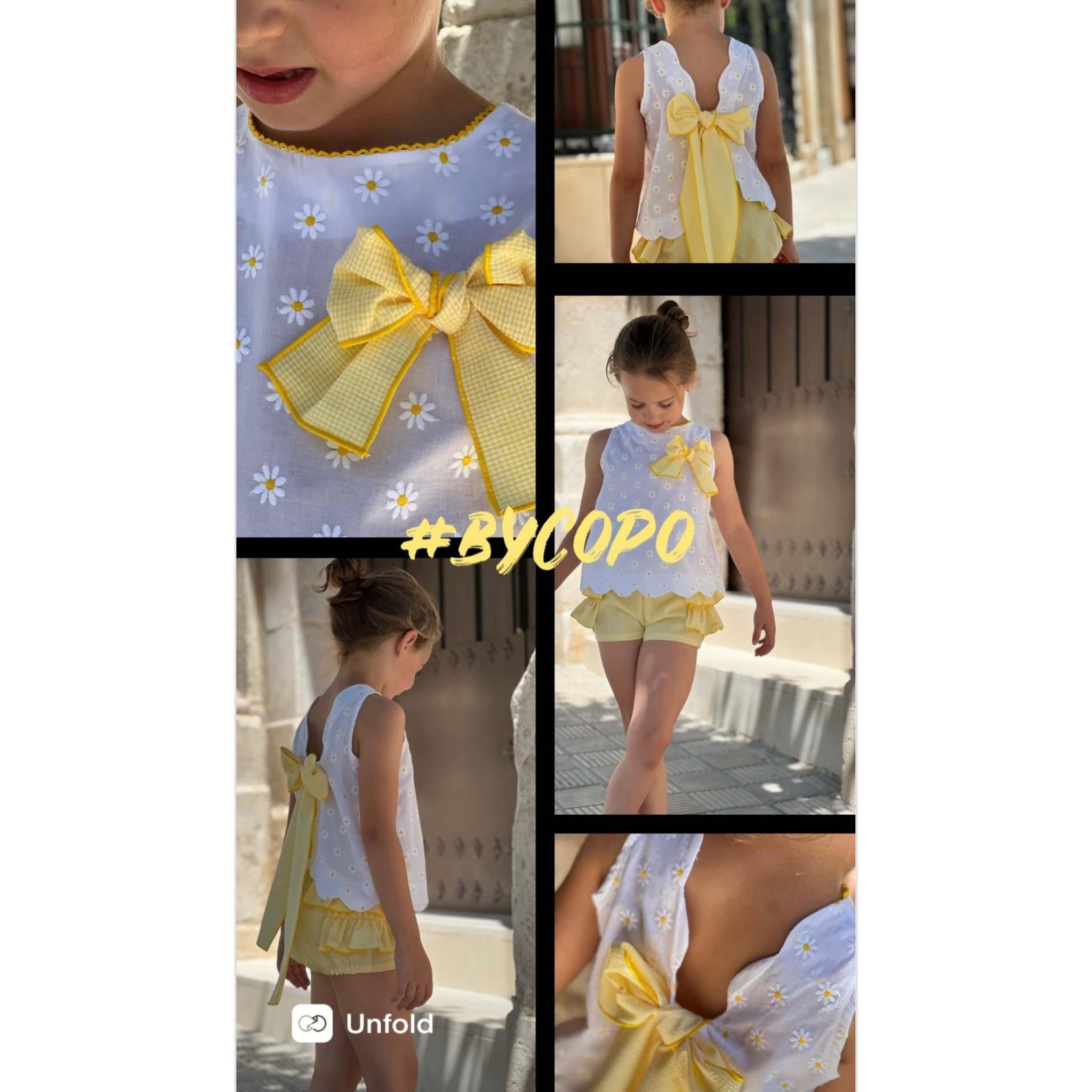 Embroidered Daisy Set