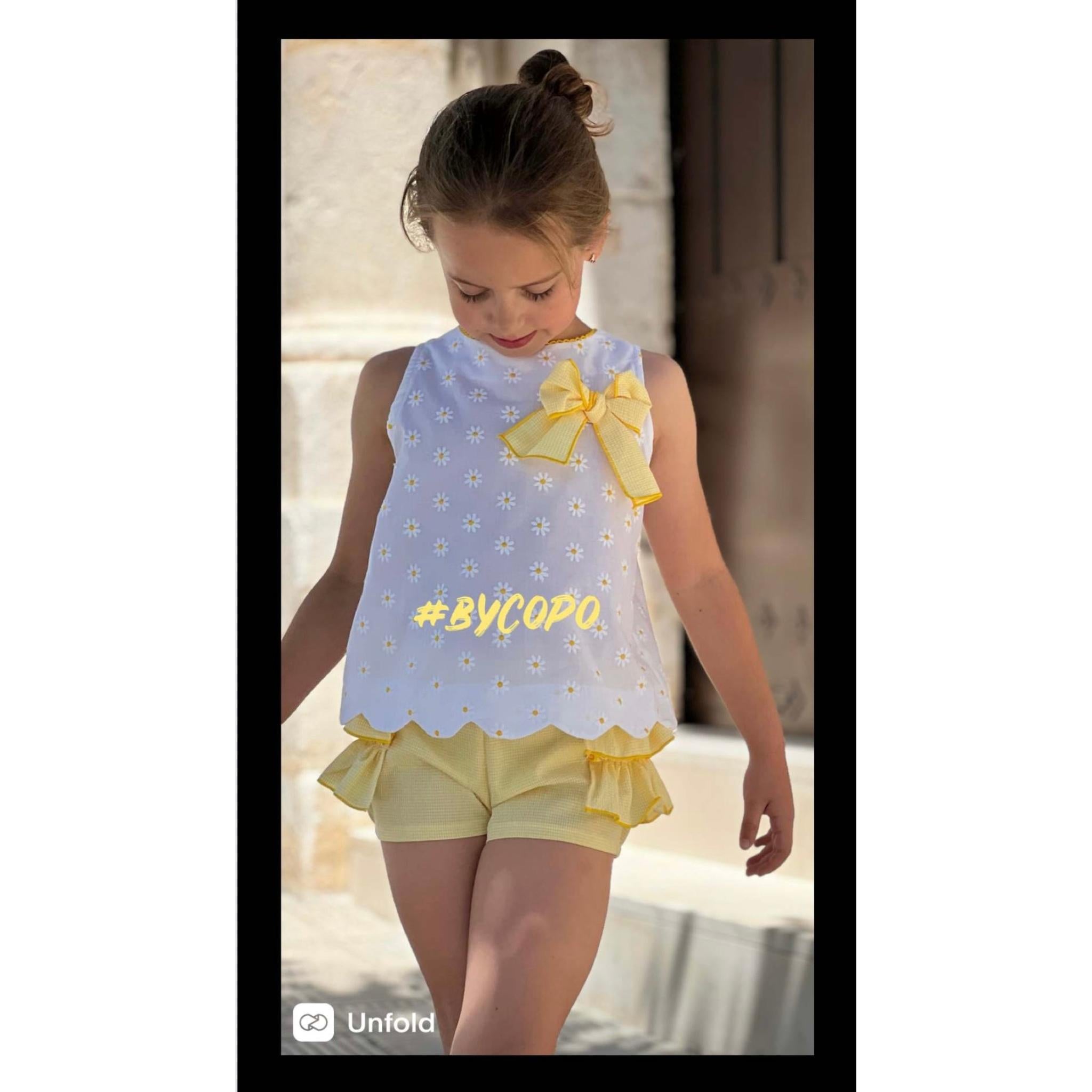 Embroidered Daisy Set