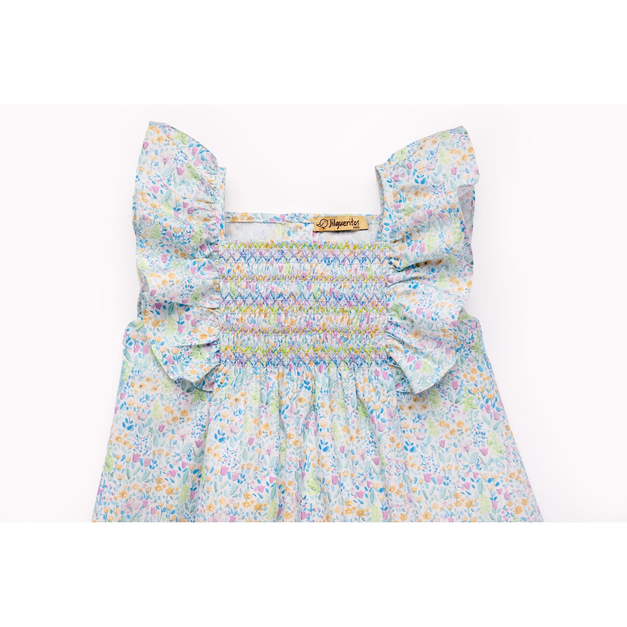 Nimes Smocked Dress