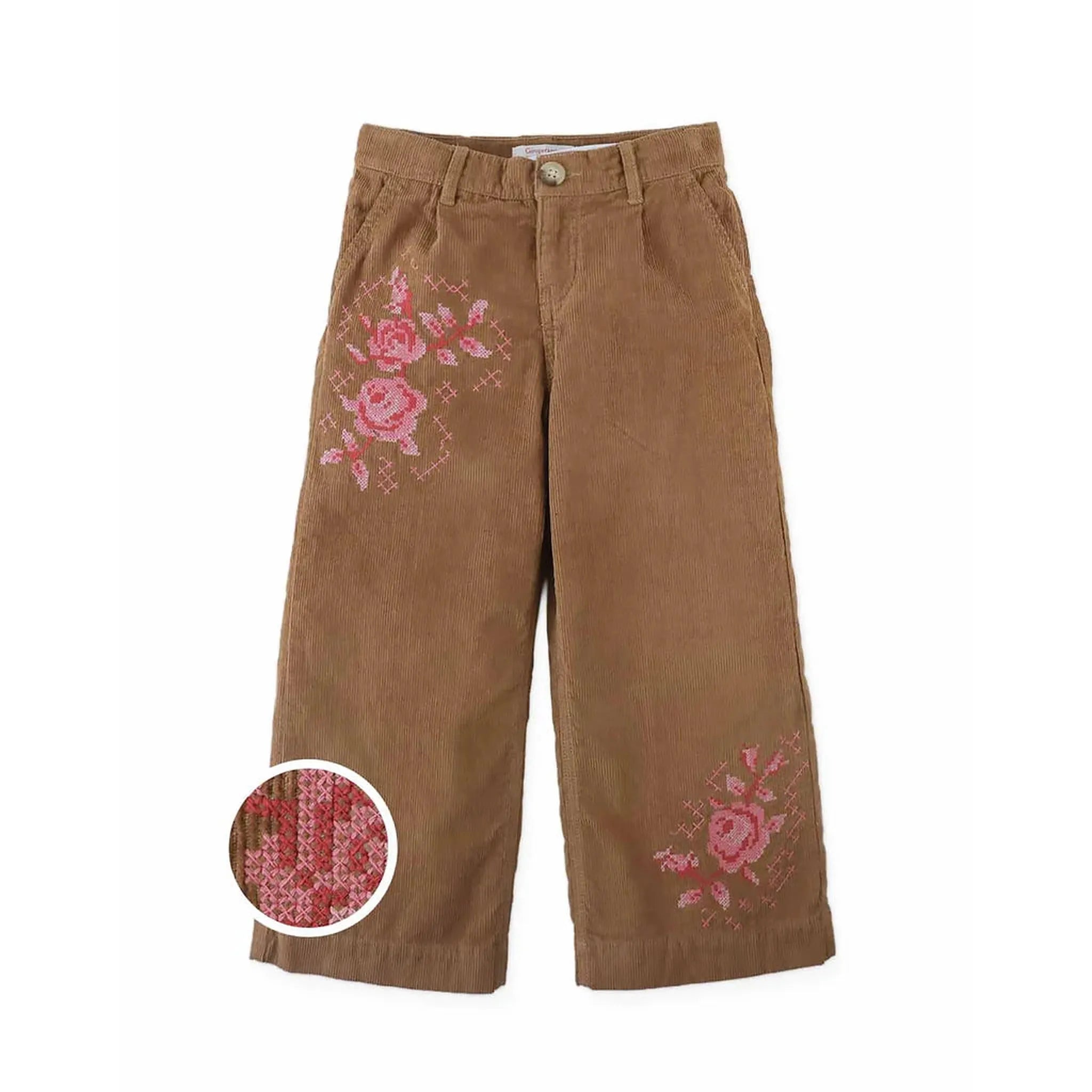 LOREINE WIDE LEG CORDUROY PANTS Set
