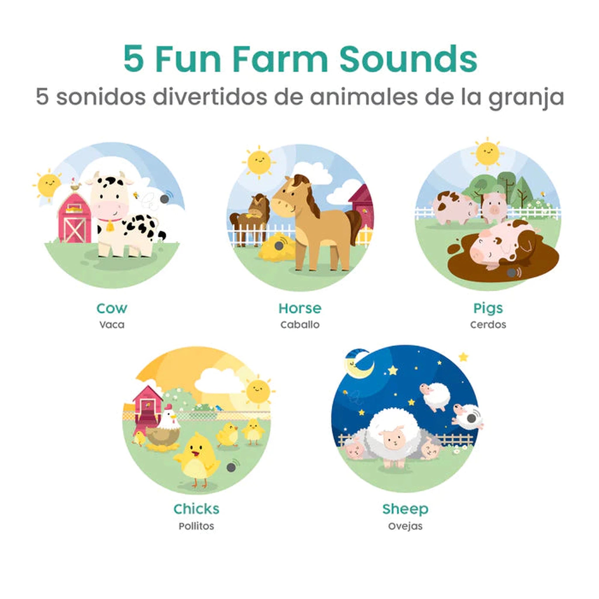Visiting - Visitando La Granja Sound Book