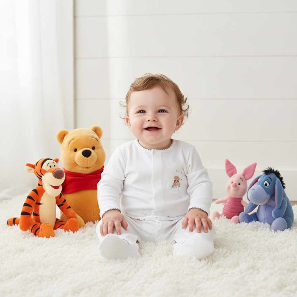Honey Bear Pima Footie