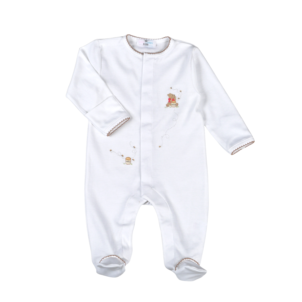 Honey Bear Pima Footie