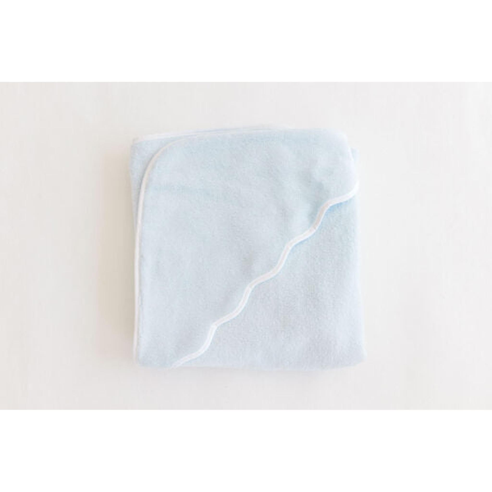 Hooded Towel – Blue Terry