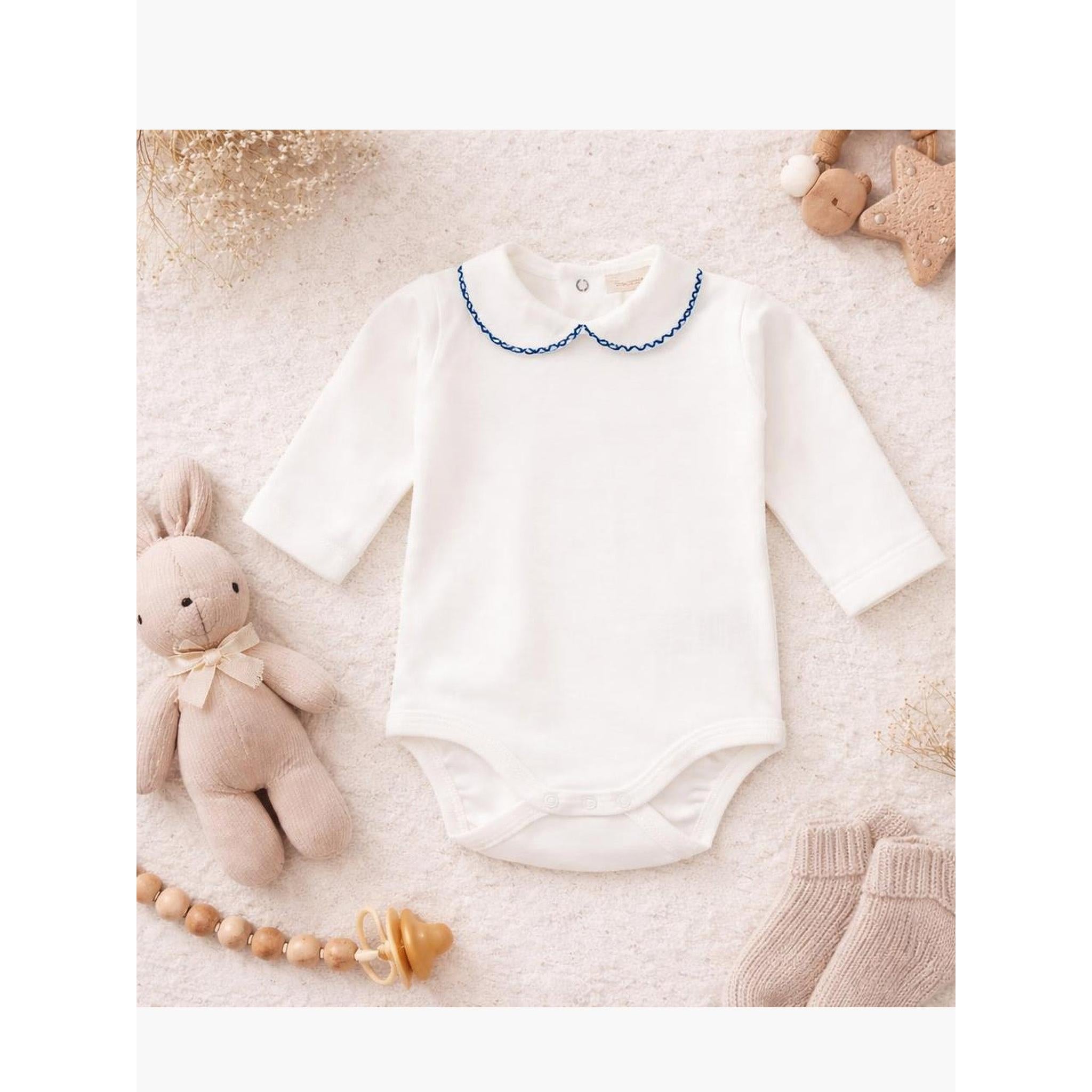 ZIGZAG Long-sleeved round neck bodysuit