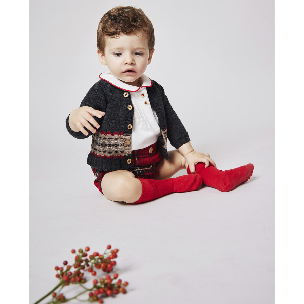 Plaid Bloomer Set