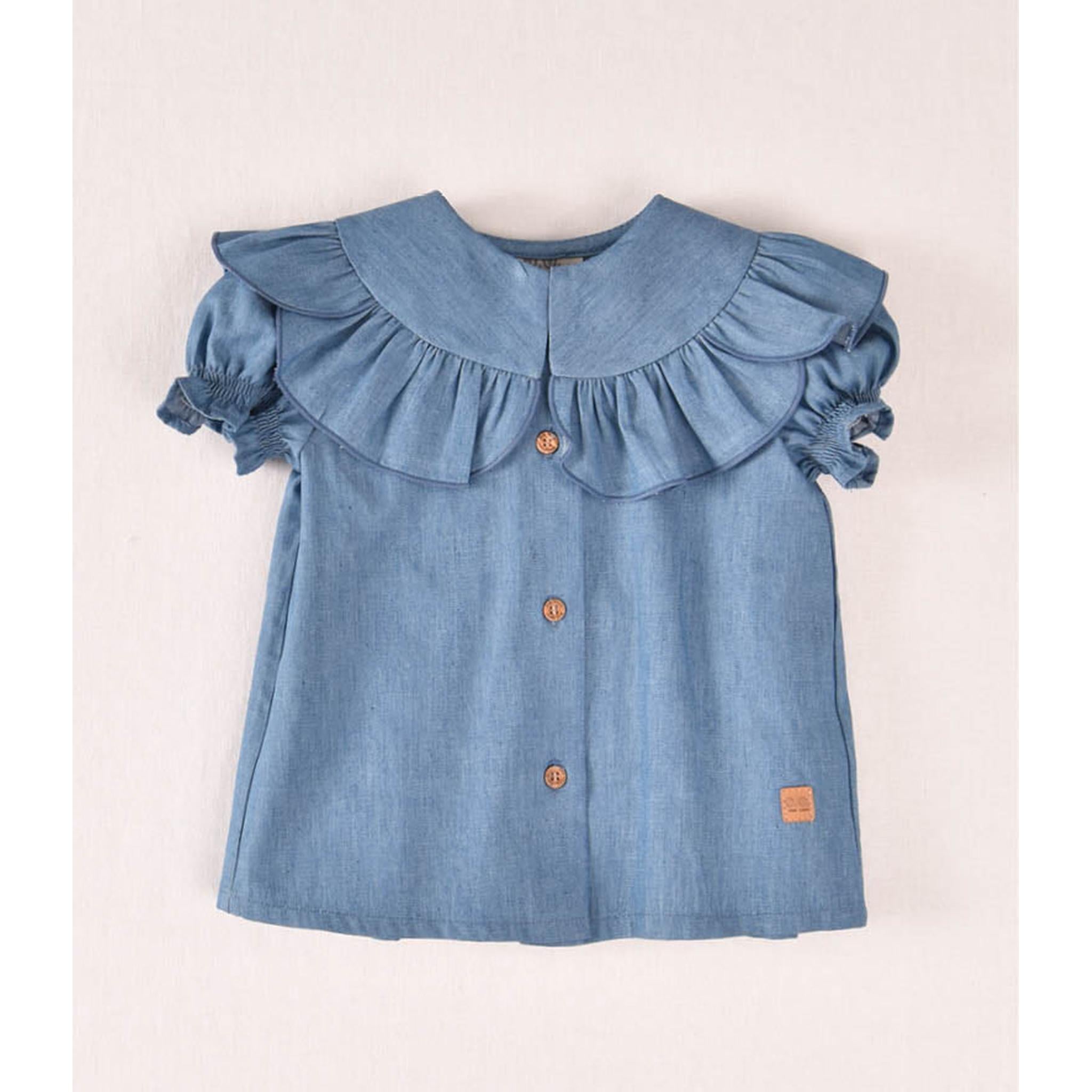Set Etnico Pantalon Tulip - Blue Top