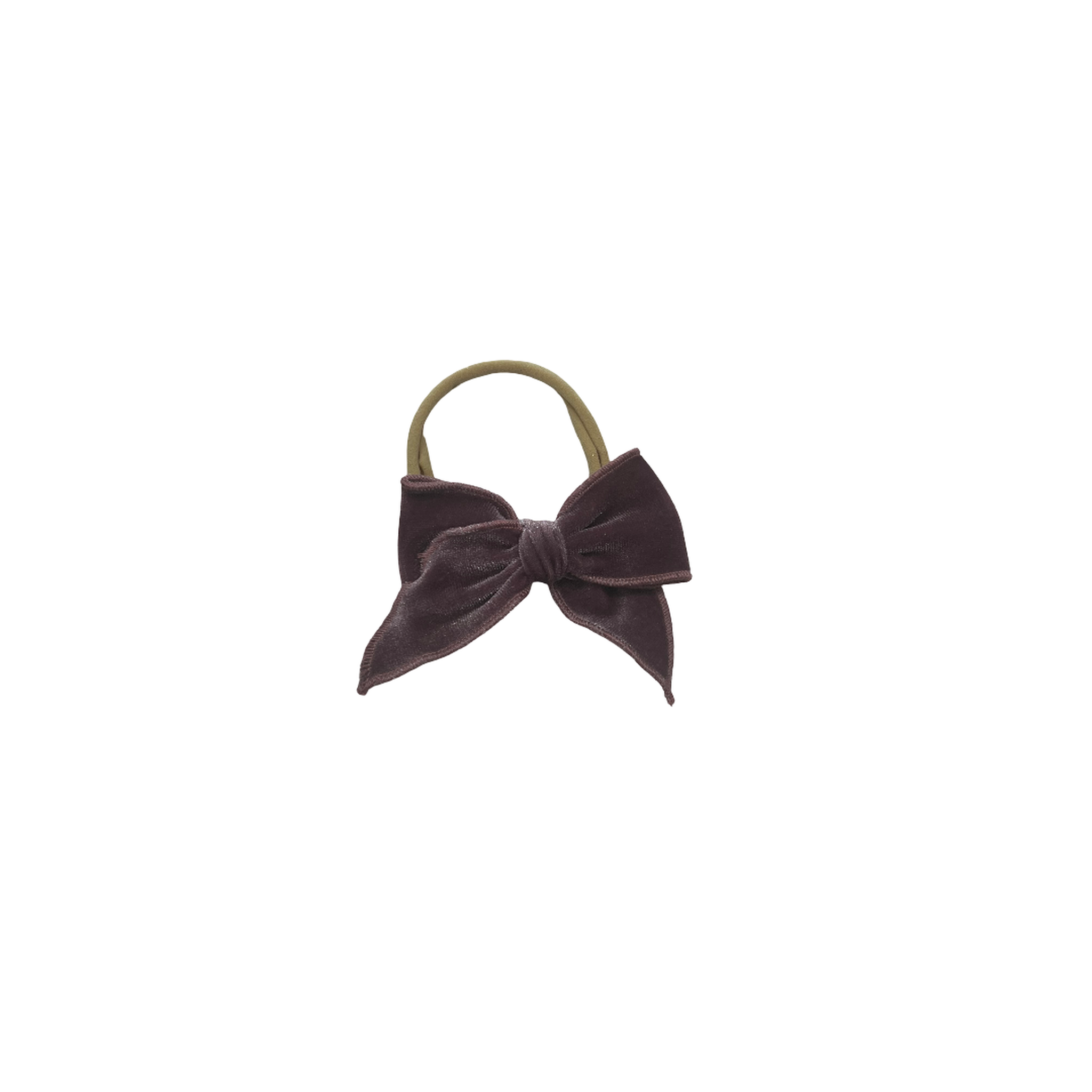 Velvet Fay Small Bow Headband- Several Colors