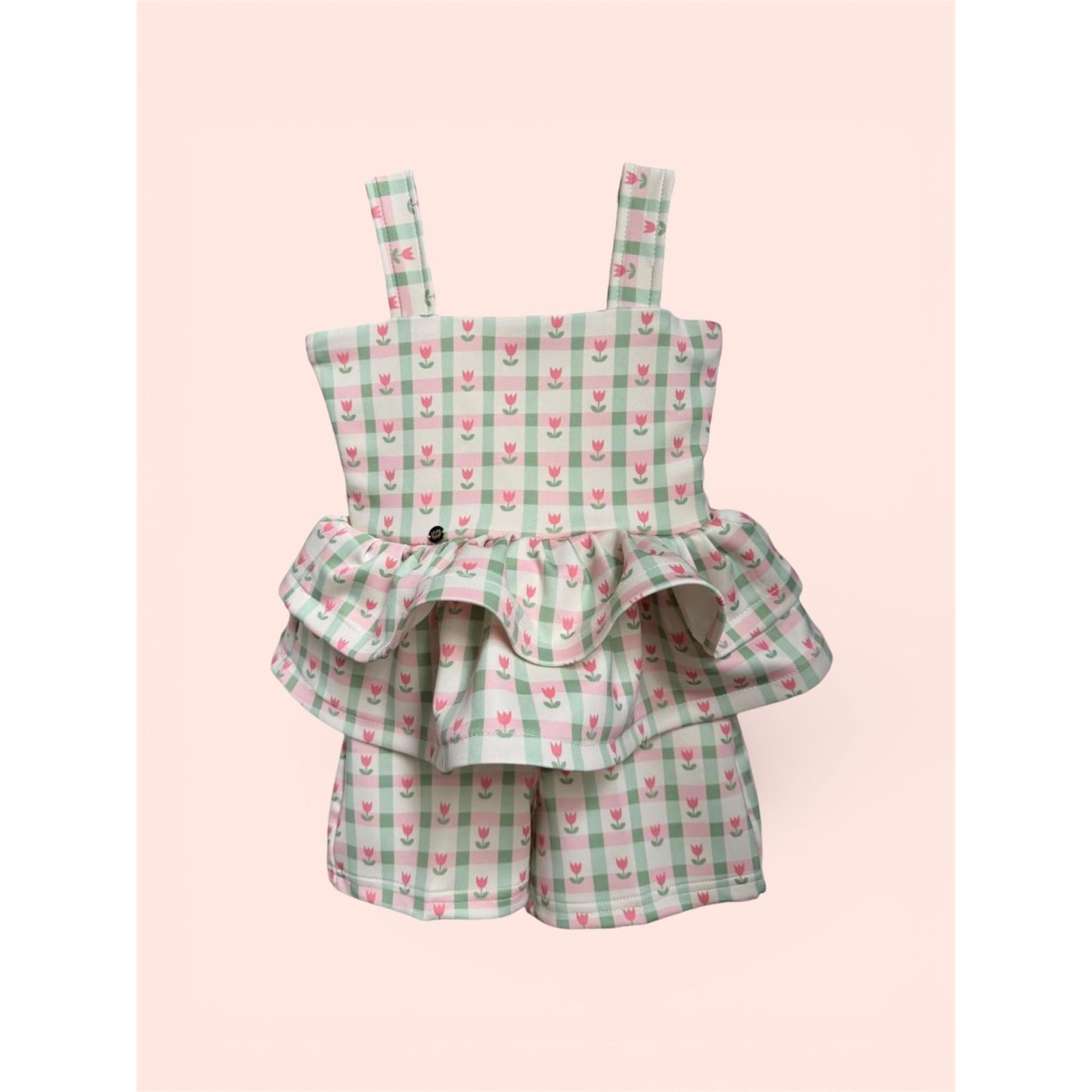 Eloisa Short Set - Tulips
