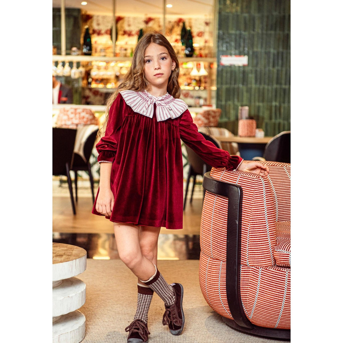 Azafran Velvet Dress