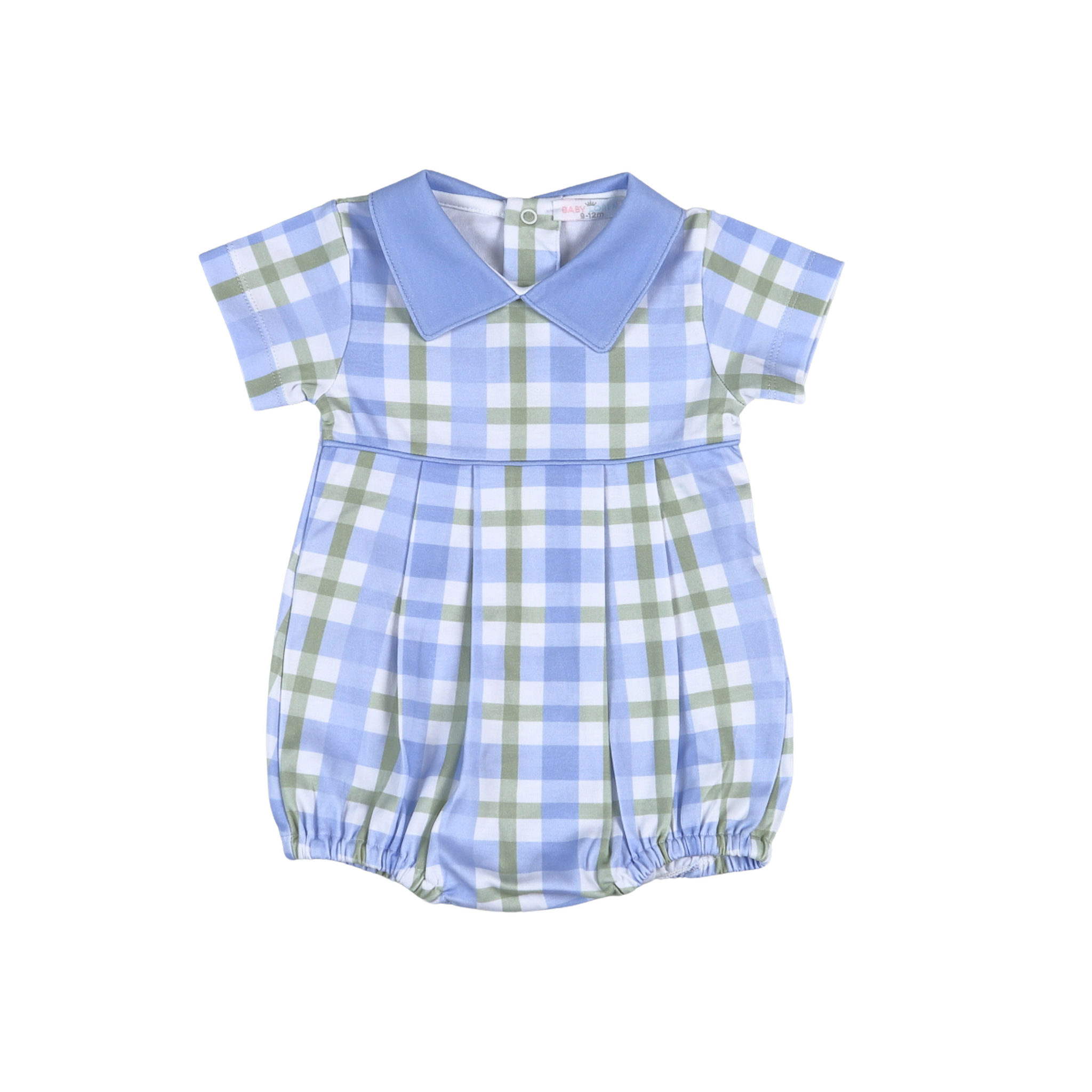 Blue Plaids Jon Bubble