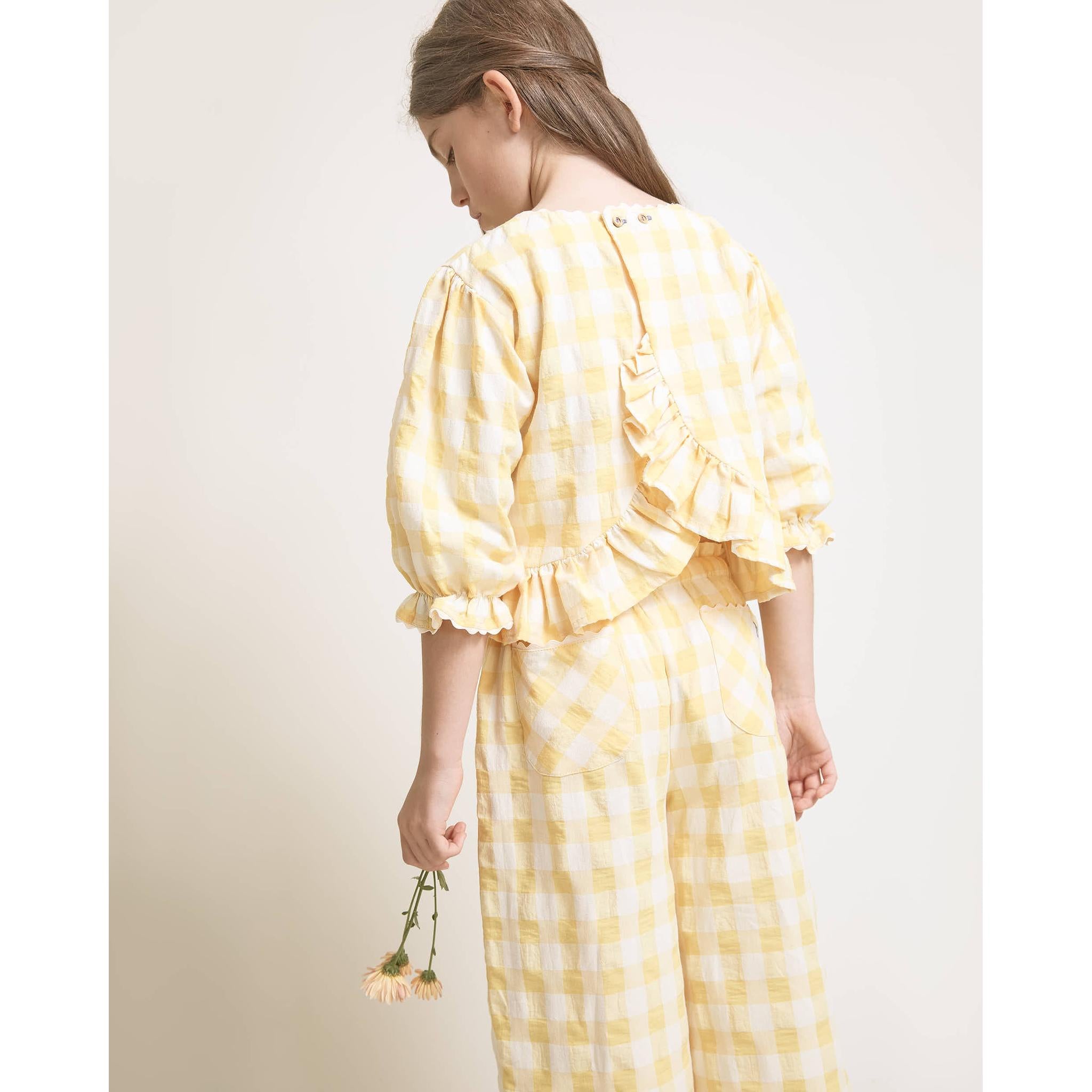 GIngham Trouser Set