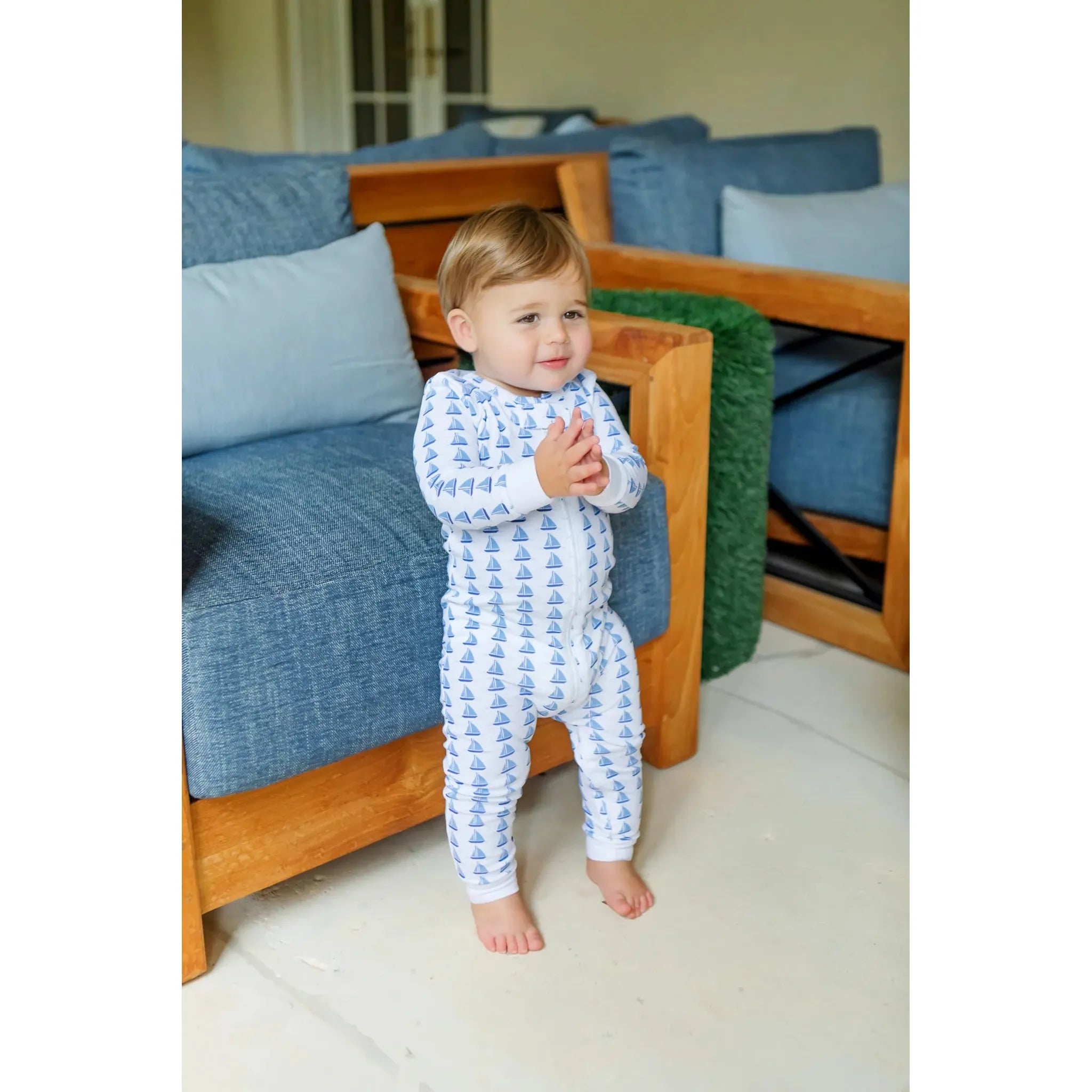 Parker Zipper Pima PJ - Sailing Away