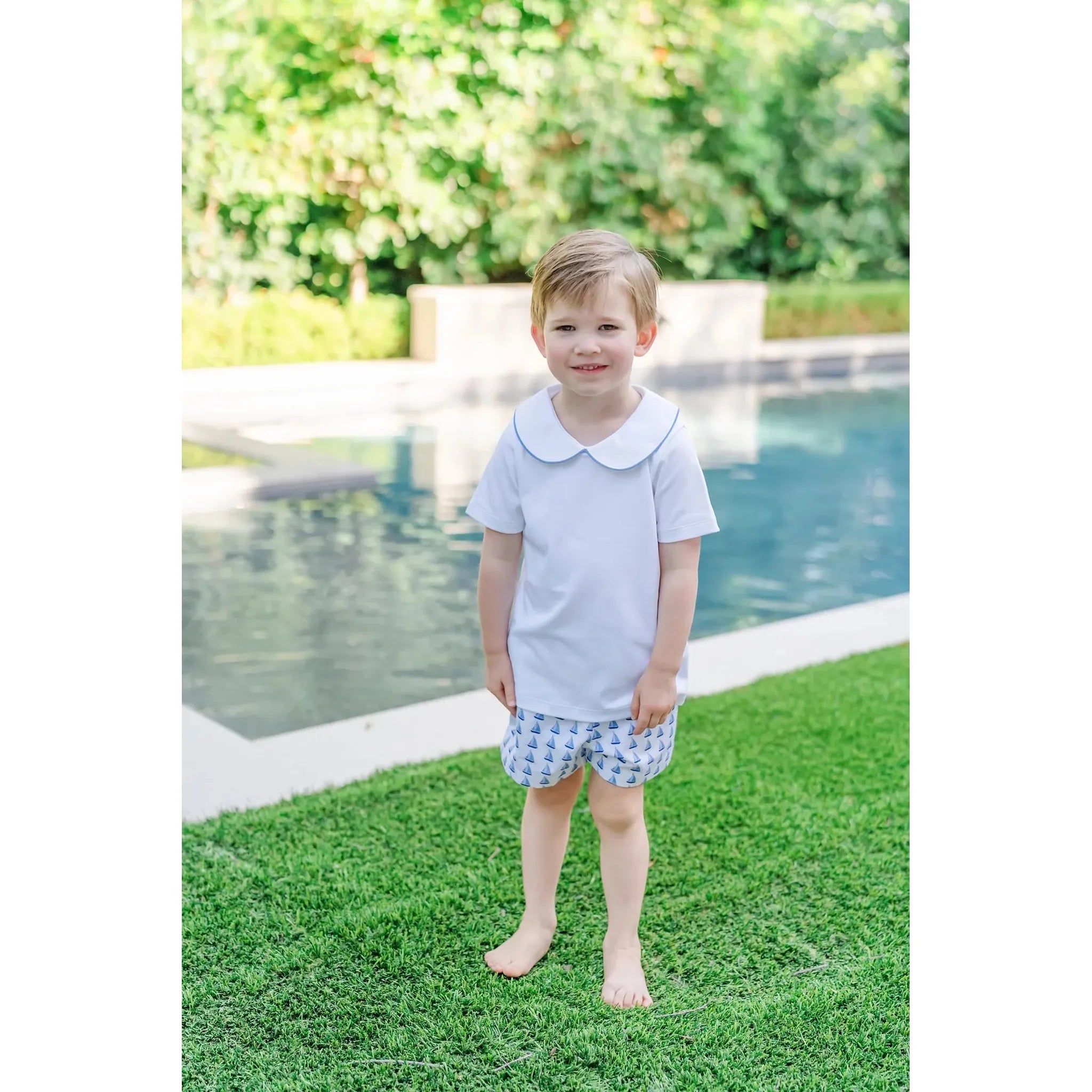 Field Boys' Woven Short Set - Sailing Away