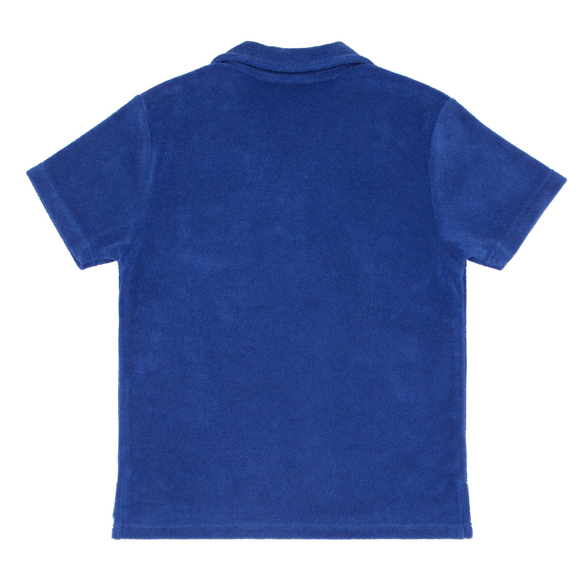 boys cove blue stripe french terry short and polo set